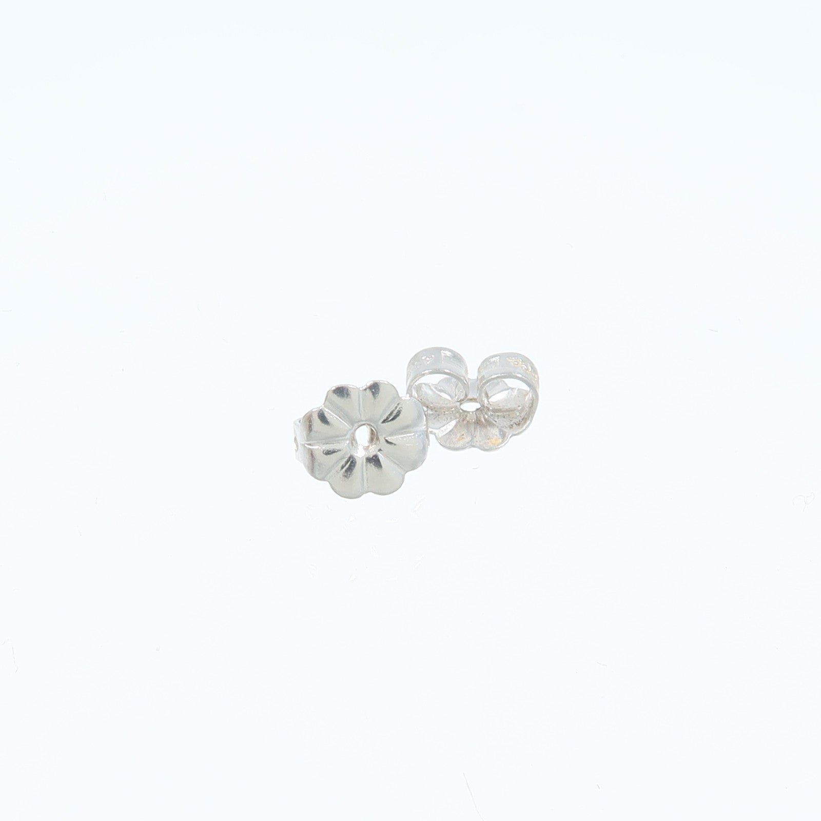 TIFFANY＆CO 18K白金T Smile鑽石耳環