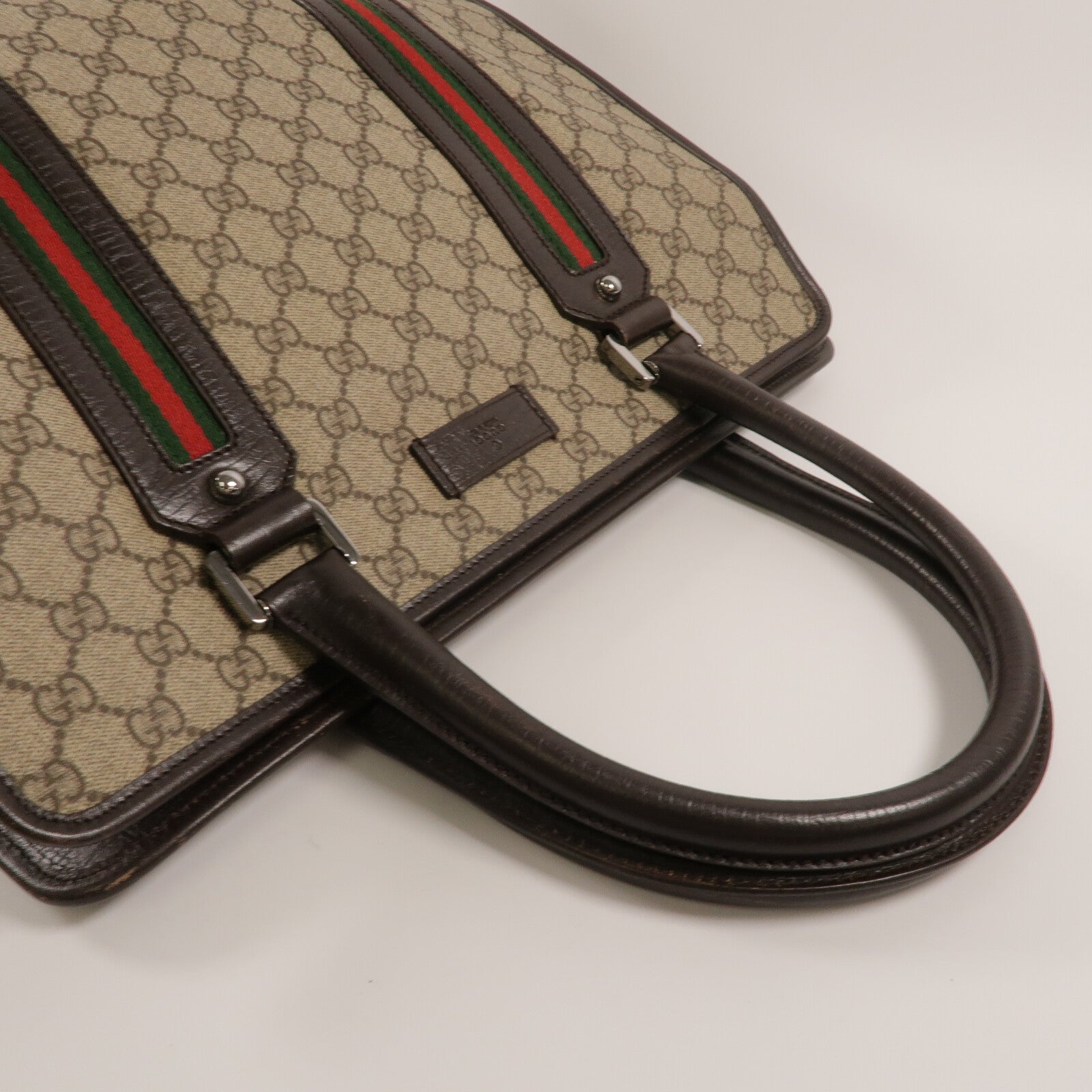 GUCCI 塗層帆布Sherry Shoulder Tote Bag手挽袋