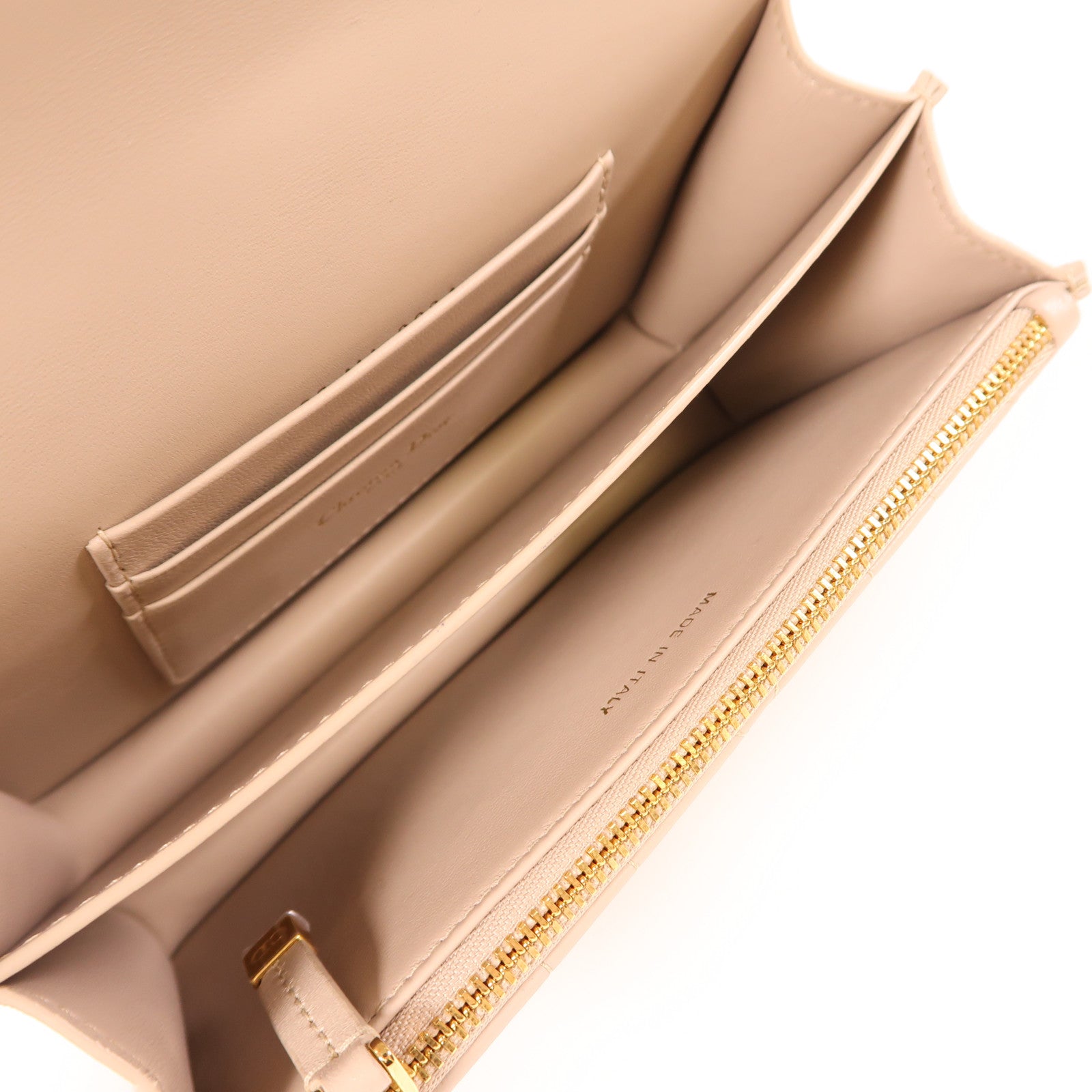 Dior 羊皮皮革Miss Caro金扣肩背袋