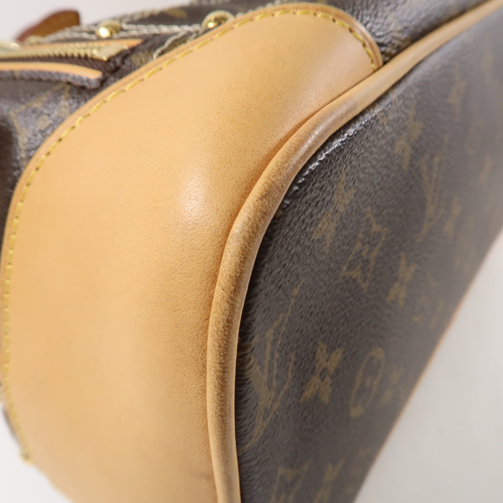 LOUIS VUITTON Monogram Rivette金扣肩背袋啡色