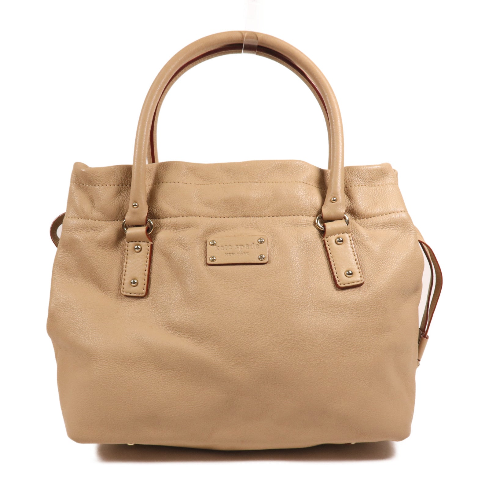 Kate Spade 牛皮皮革Tote Bag金扣手挽袋