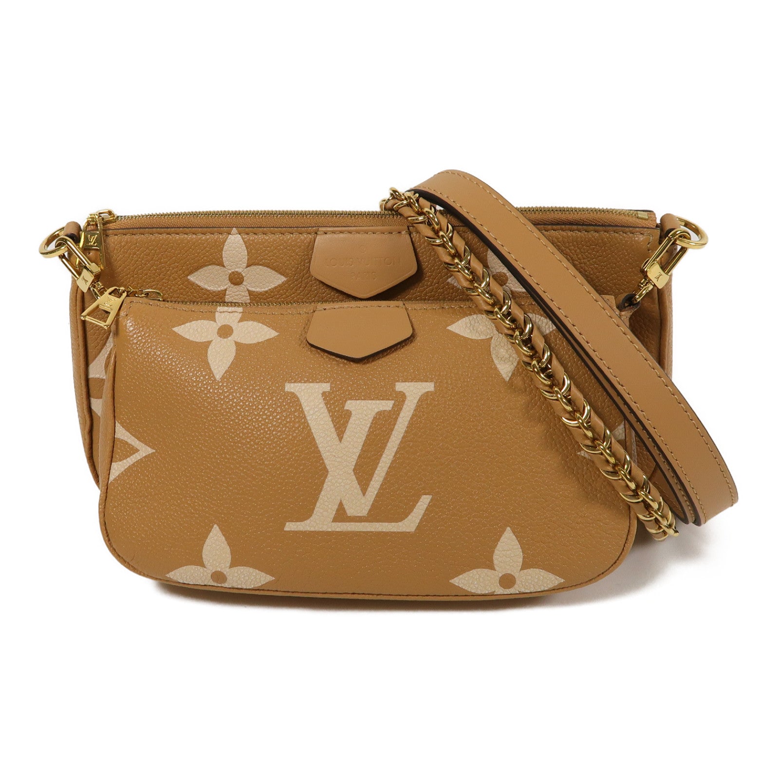 LOUIS VUITTON Multi Pochette Accessoires Shoulder Bag M45983 Monogram Empreinte