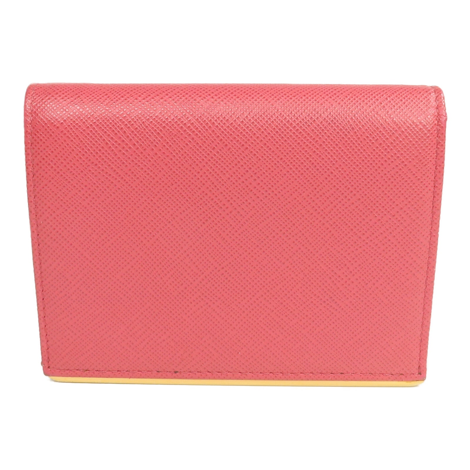 PRADA Saffianop皮革Wallet金扣錢包
