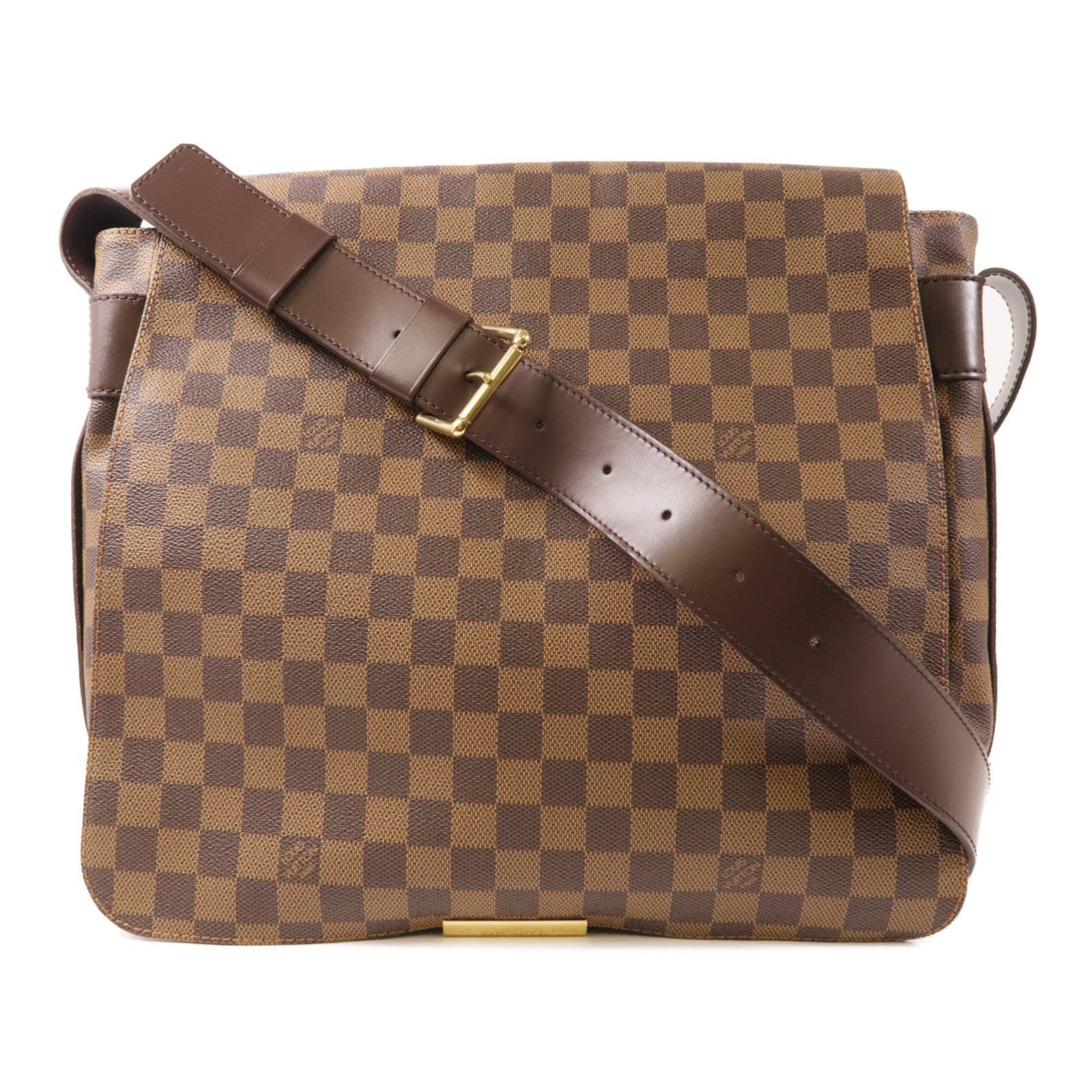 LOUIS VUITTON Damier Bastille金扣肩背袋