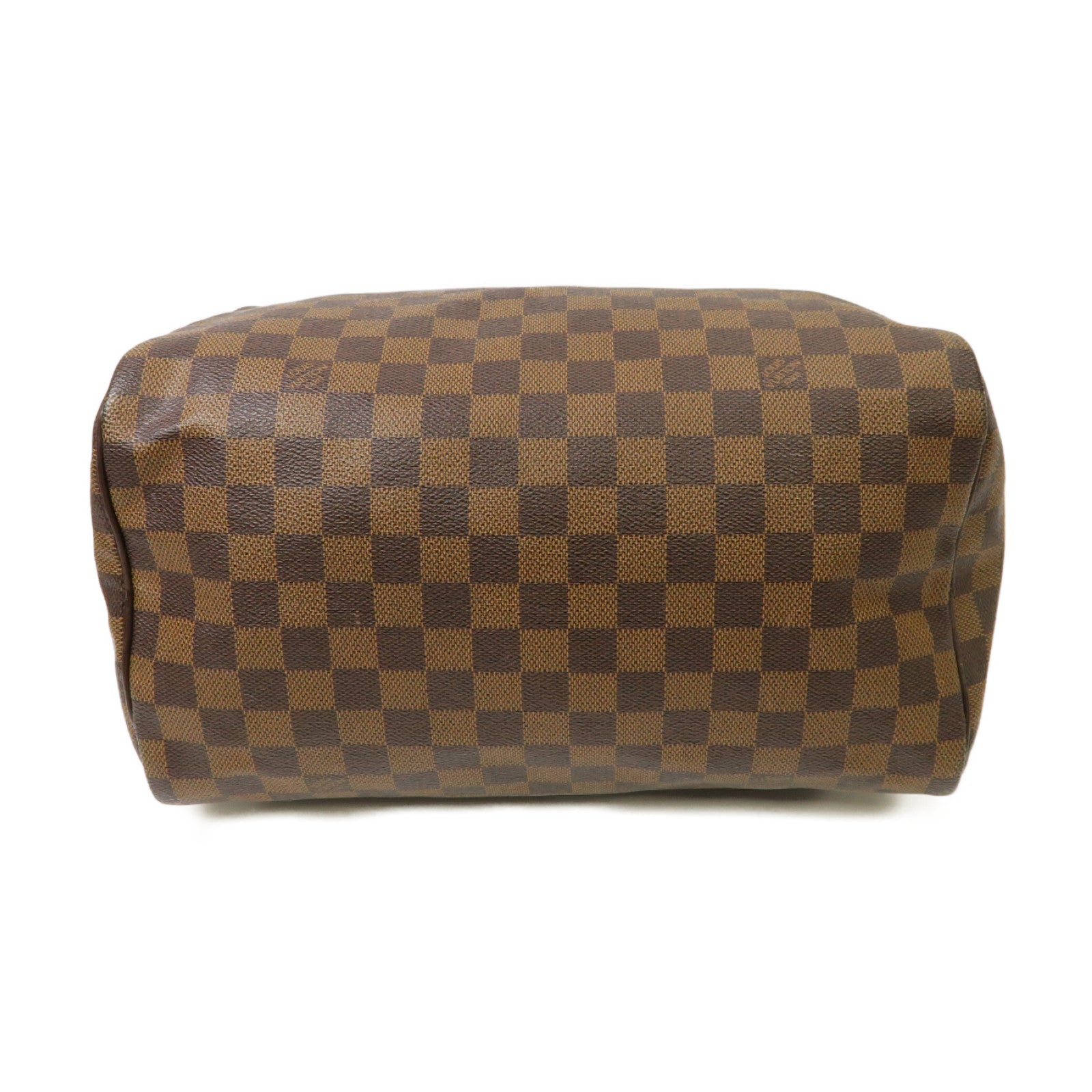 LOUIS VUITTON **【激減優惠】Damier Ebene Speedy 30金扣手挽袋棕色