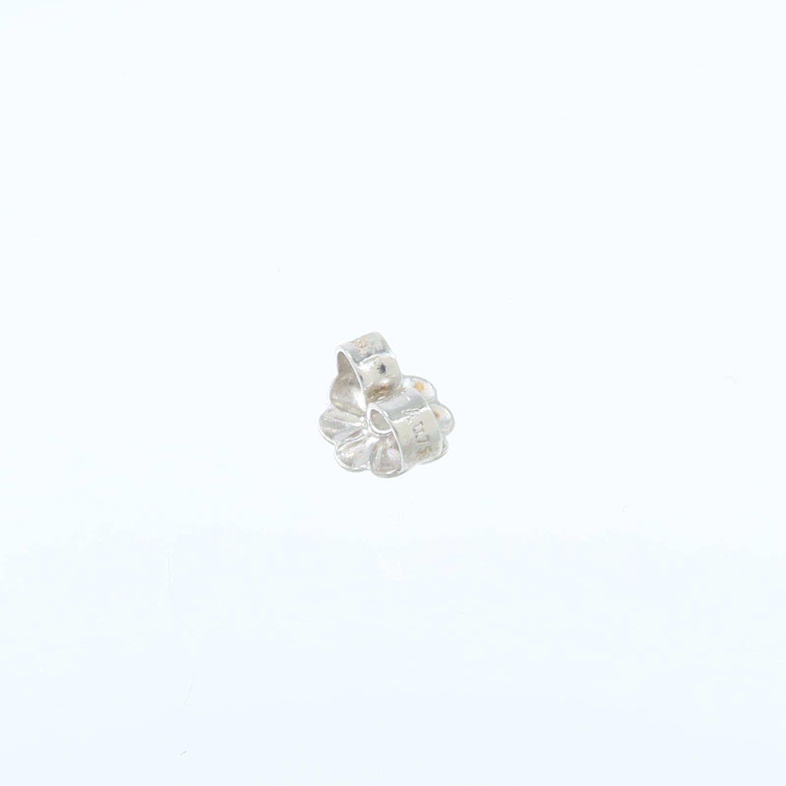 TIFFANY＆CO 18K白金T Smile鑽石耳環