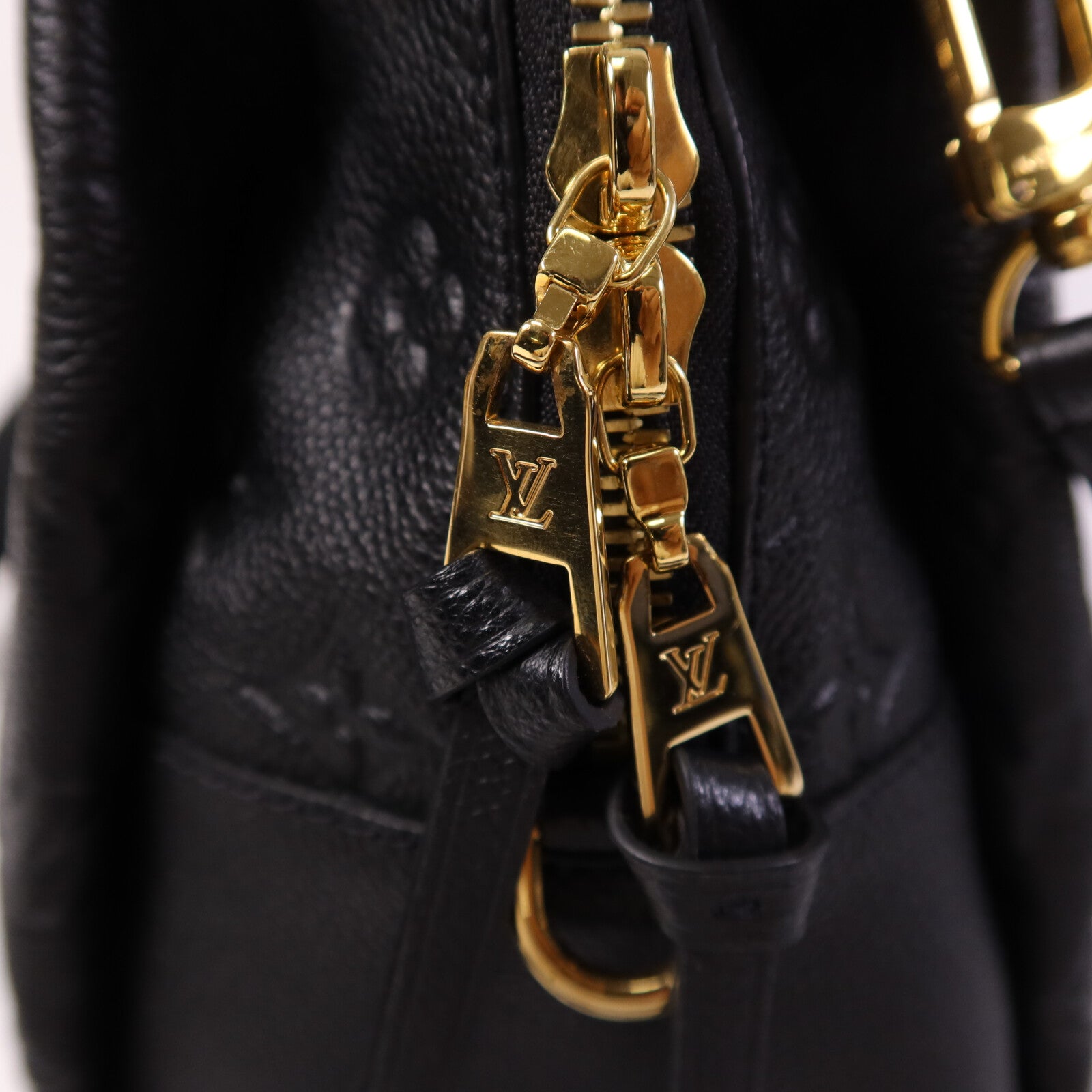 LOUIS VUITTON Monogram Empreinte Ponthieu MM金扣手挽肩背兩用袋