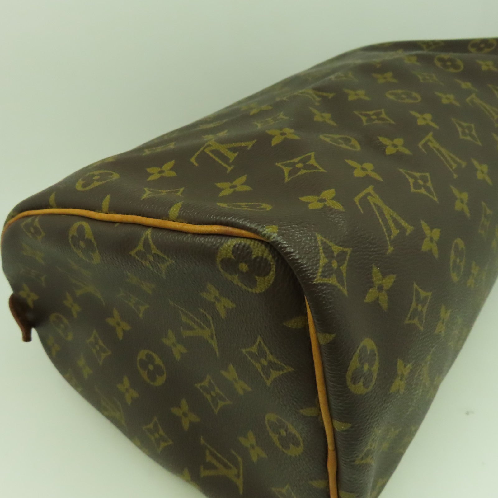 LOUIS VUITTON 【激減優惠】Monogram Speedy 35金扣手挽袋啡色