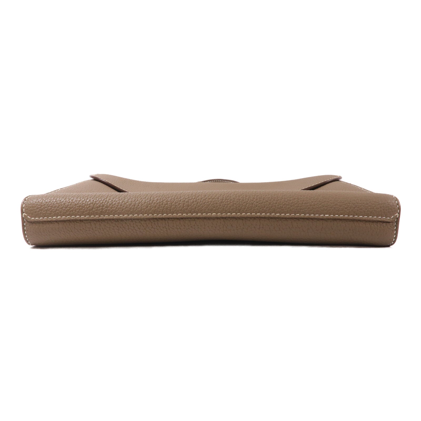 HERMES Togo皮革Depeches 29 Messenger肩背袋Etoupe