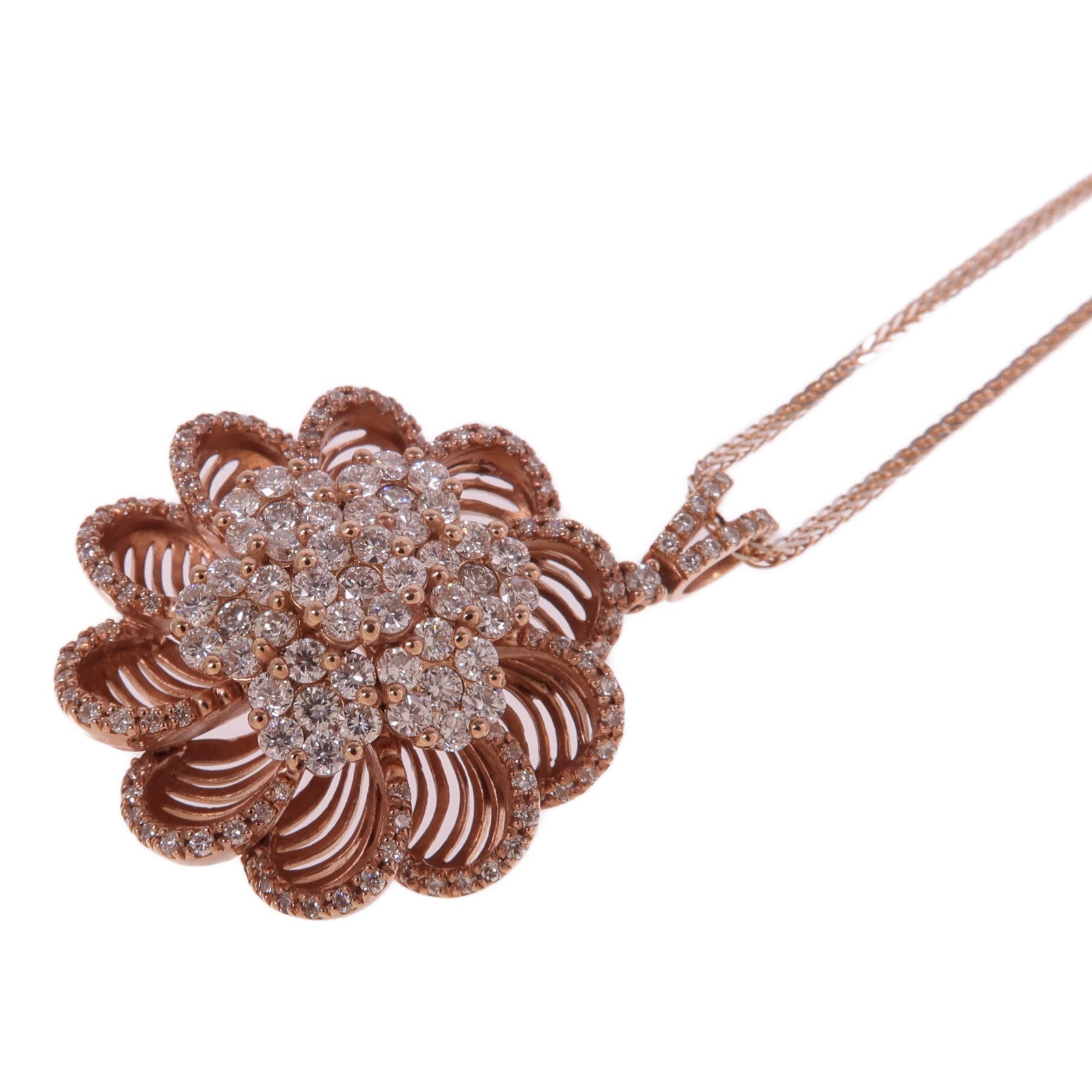 JEWELRY 18K玫瑰金Diamond Necklace鑽石項鍊