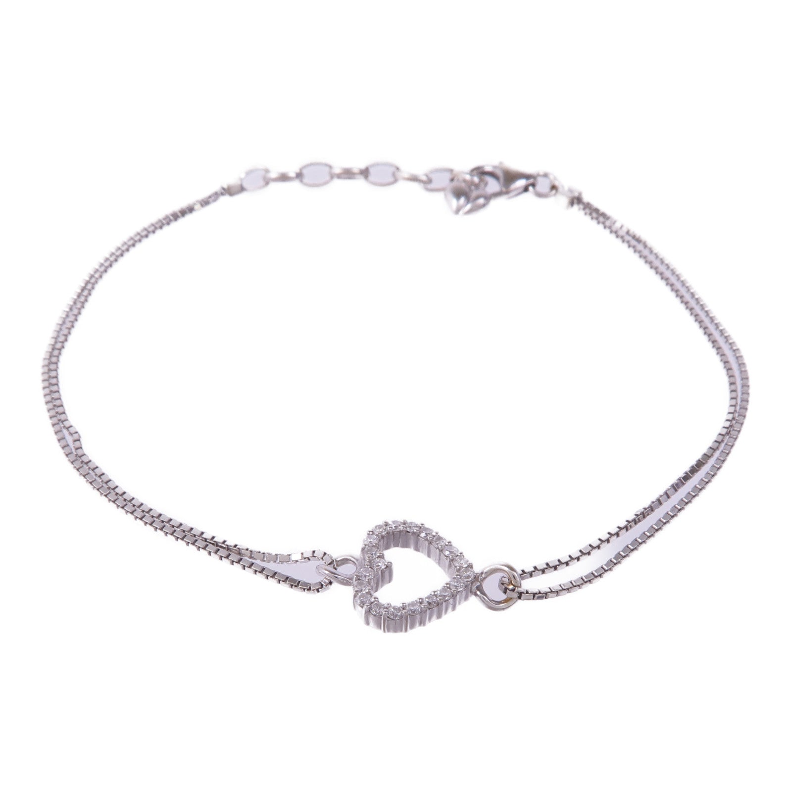 JEWELRY 【激減優惠】18K白金Diamond Bracelet鑽石手鏈