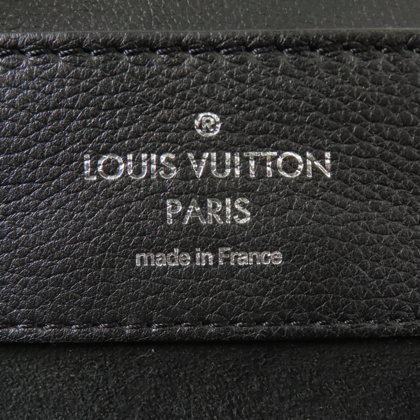 LOUIS VUITTON LV SHW Lock Me Backpack M41815 Calfskin Leather Black Noir