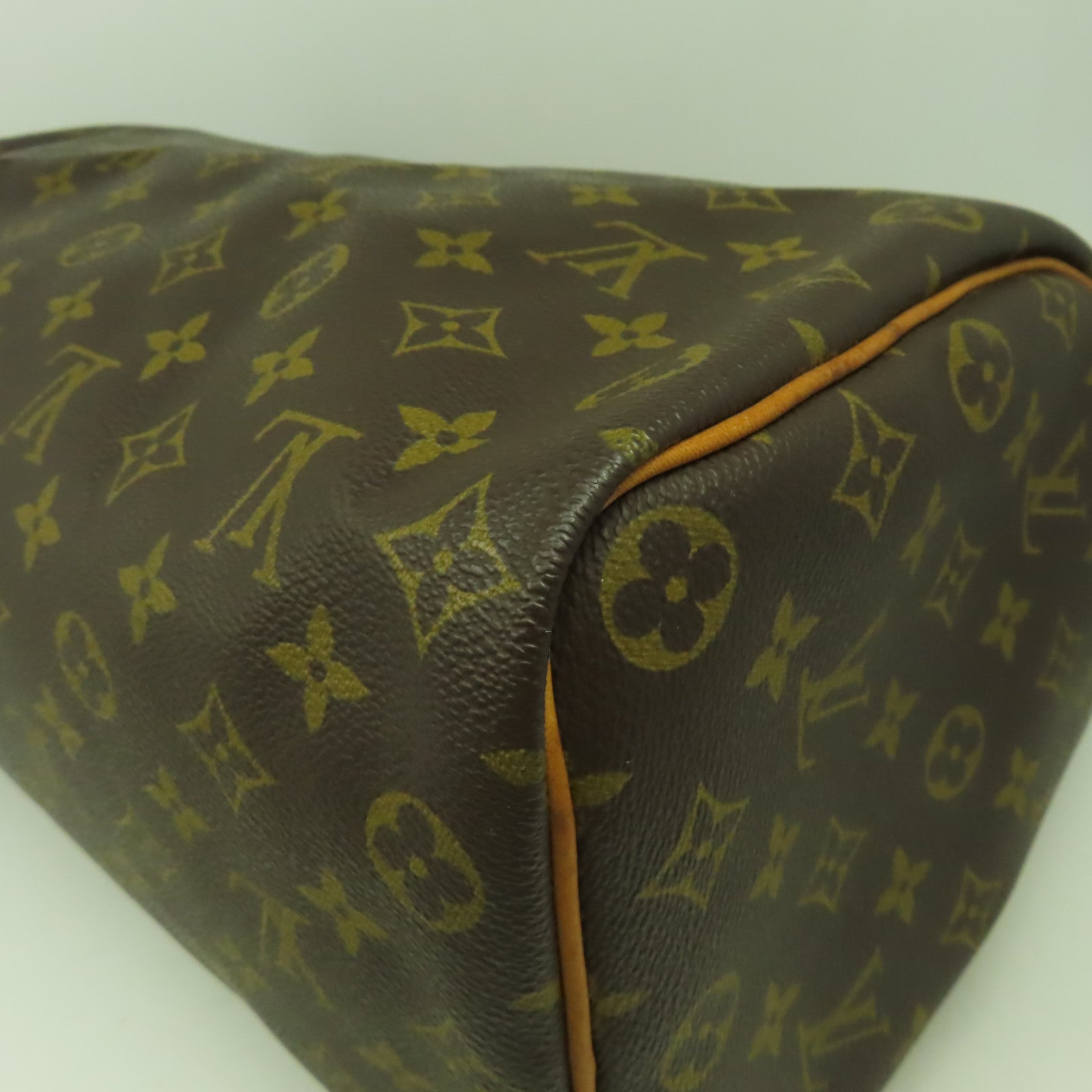 LOUIS VUITTON 【激減優惠】Monogram Speedy 35金扣手挽袋啡色