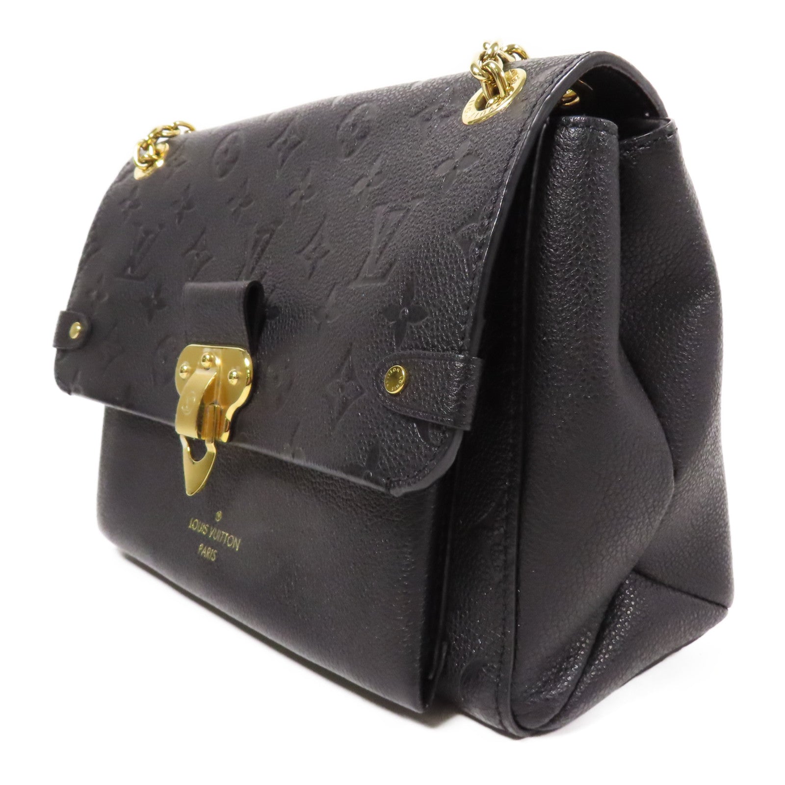 LOUIS VUITTON LV GHW Vavin PM Shoulder Bag M44151 Monogram Empreinte Black