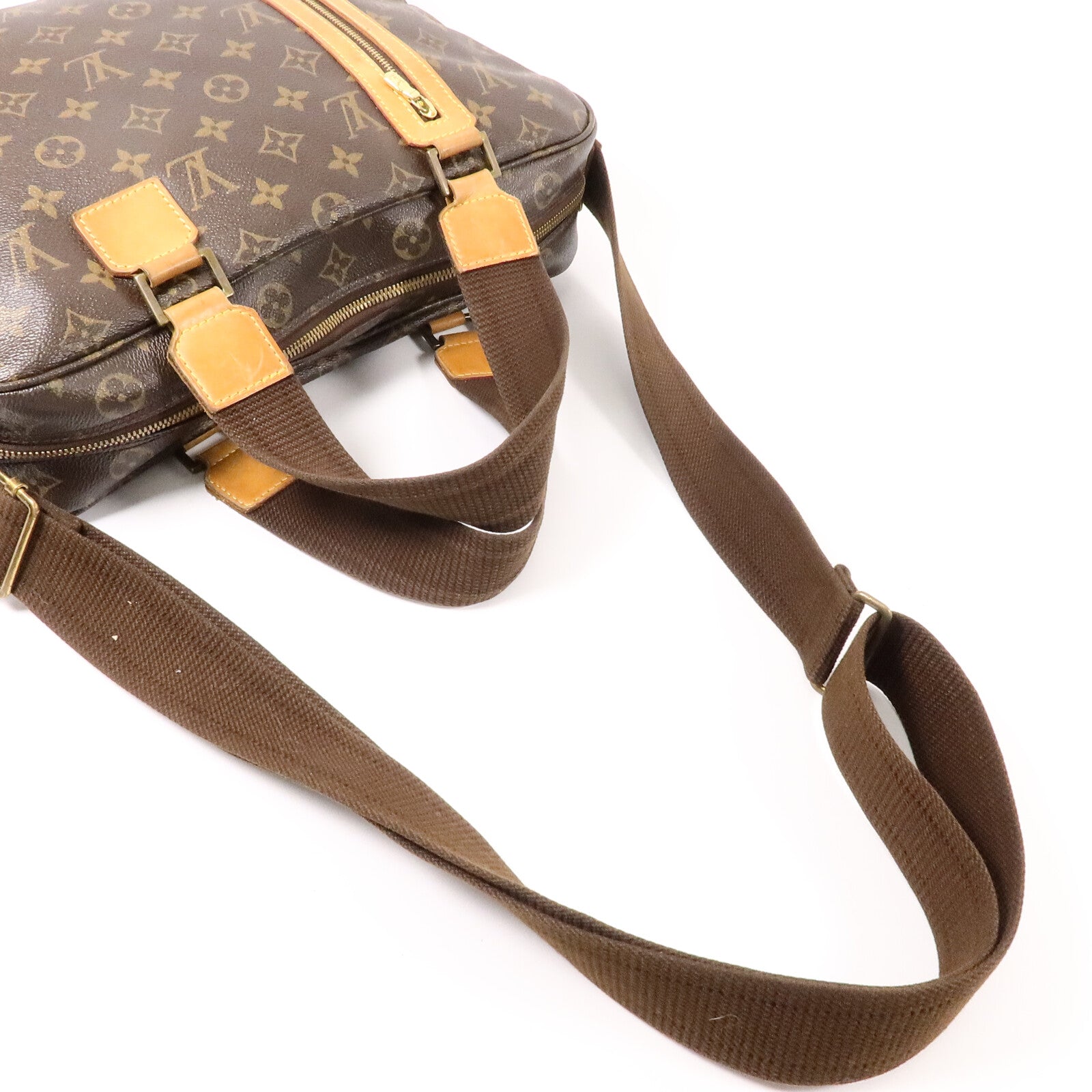 LOUIS VUITTON Monogram Sac Bosphore金扣手挽肩背兩用袋