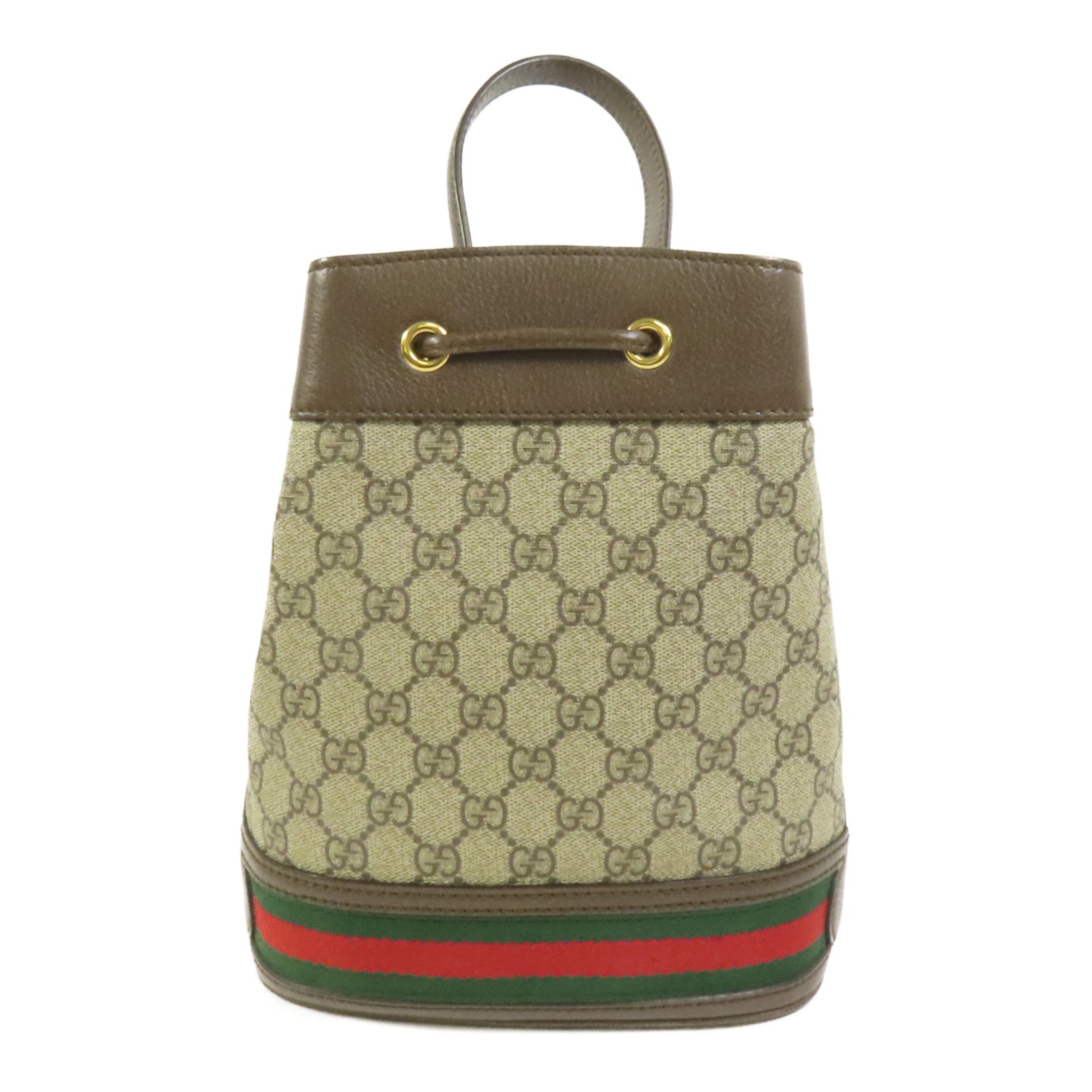 GUCCI 塗層帆布Ophidia GG Bucket Bag金扣手挽肩背兩用袋