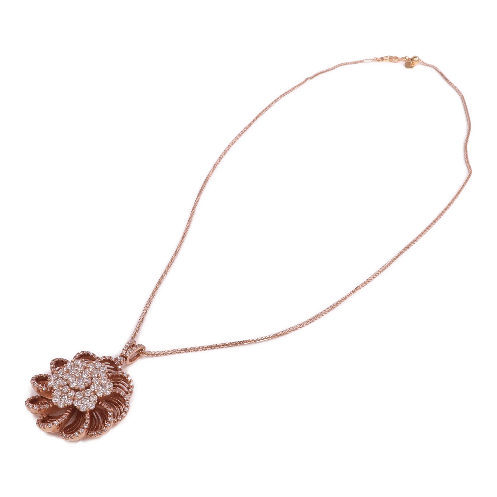 JEWELRY 18K玫瑰金Diamond Necklace鑽石項鍊