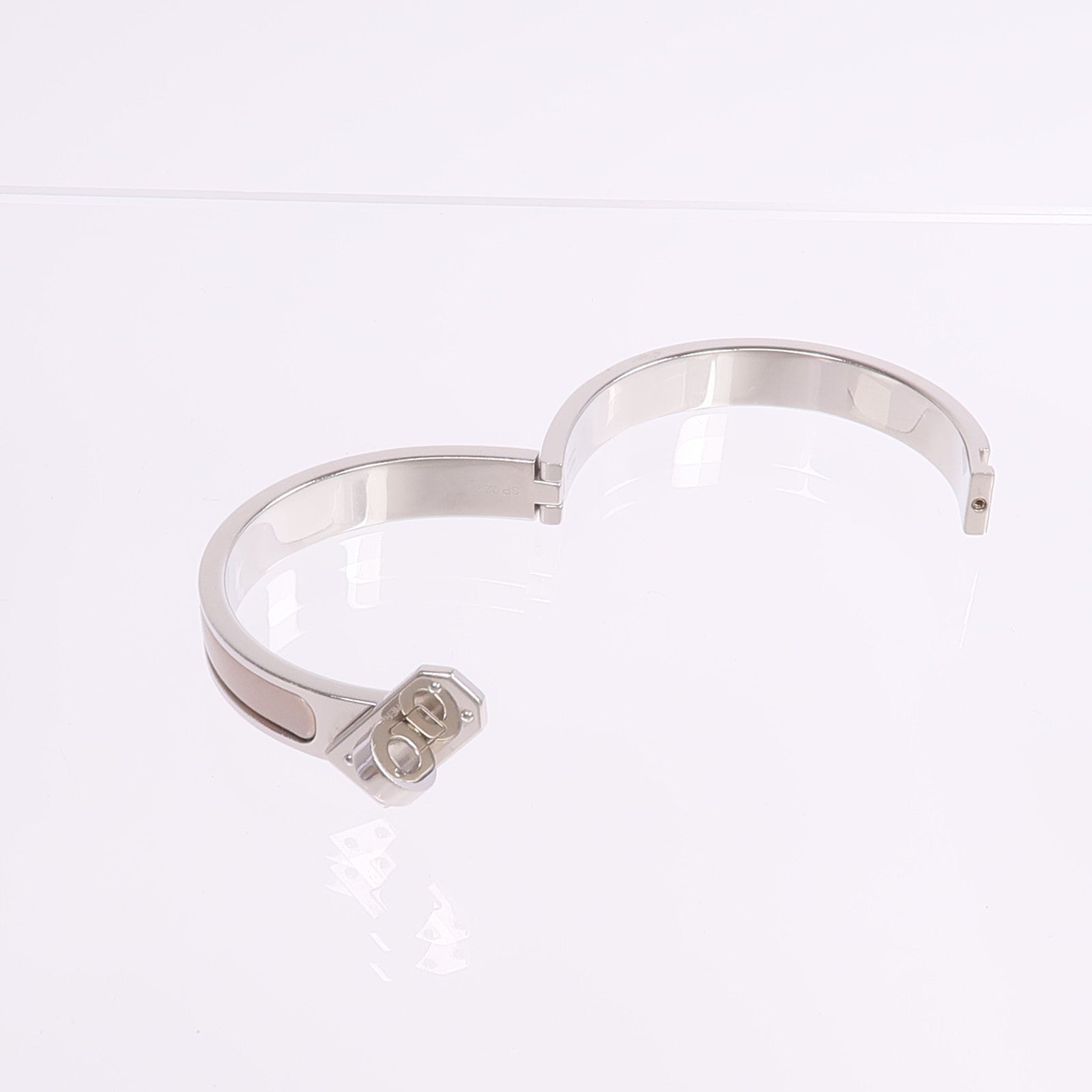 HERMES 金屬/琺瑯Mini Clic Kelly Bracelet手鐲