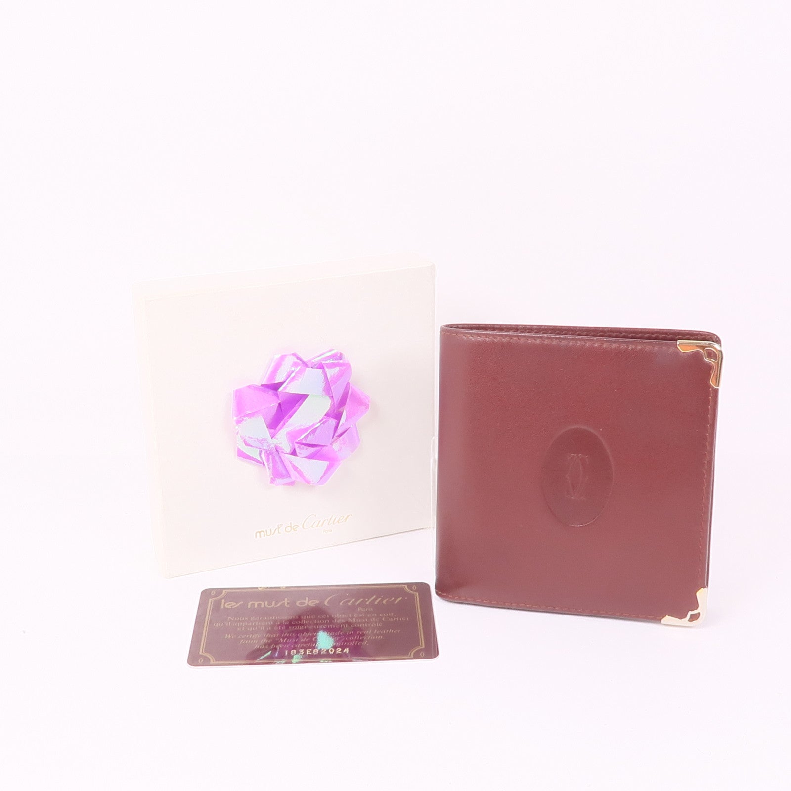 CARTIER 皮革Wallet金扣錢包