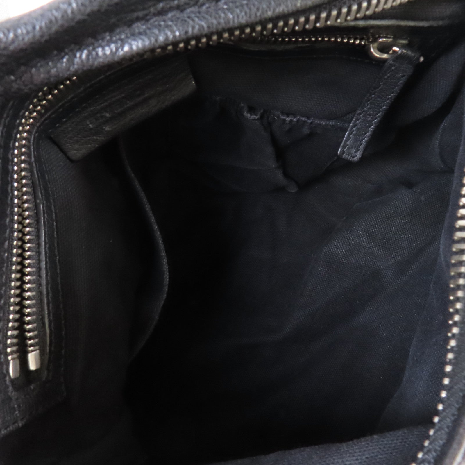 GIVENCHY 【激減優惠】皮革Pandora Small 2Way Shoulder Bag銀扣手挽肩背兩用袋黑色