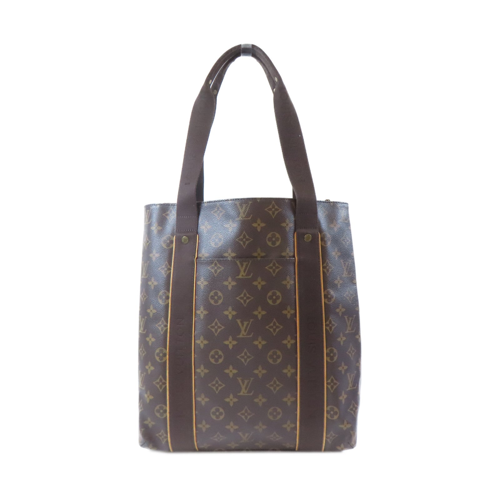LOUIS VUITTON Monogram Cabas Beaubourg金扣肩背袋啡色