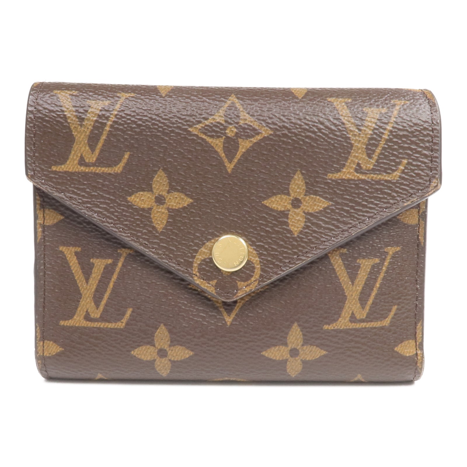LOUIS VUITTON Monogram Victorine Wallet金扣錢包
