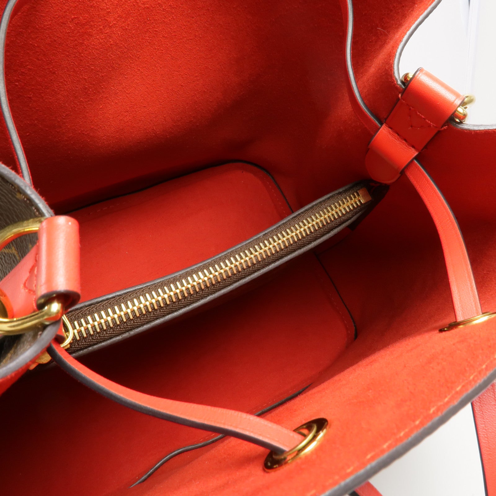 LOUIS VUITTON Monogram Neo Noe MM Bucket Bag金扣肩背袋Coquelicot