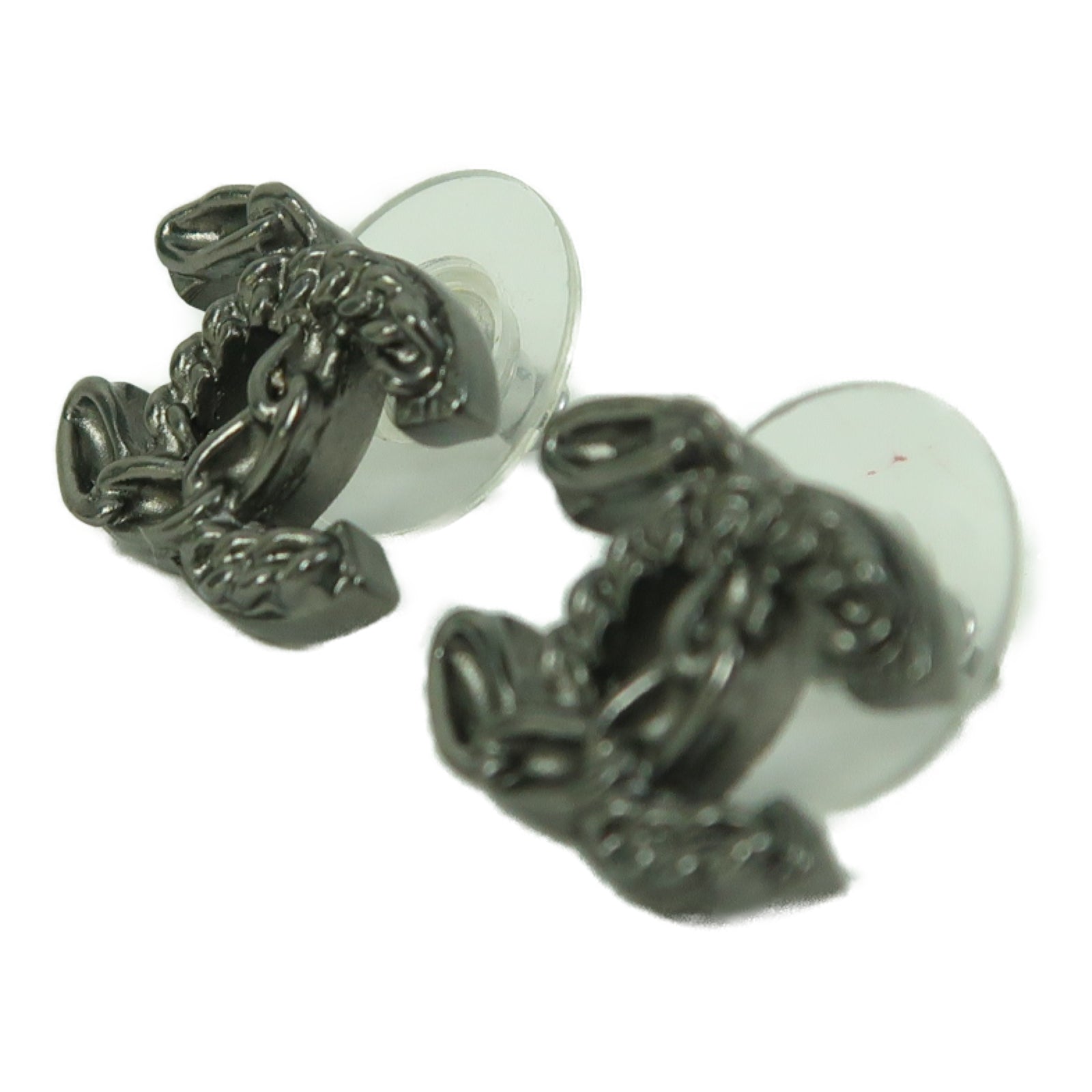 CHANEL 金屬Earrings耳環銀色