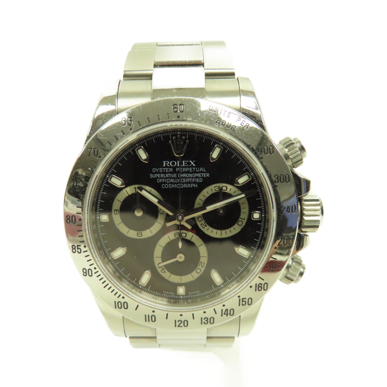 ROLEX Daytona不鏽鋼手錶自動機芯黑色