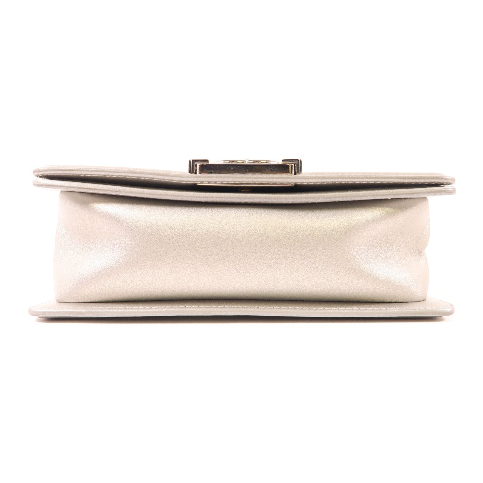 CHANEL 【激減優惠】皮革Boy 20銀扣肩背袋