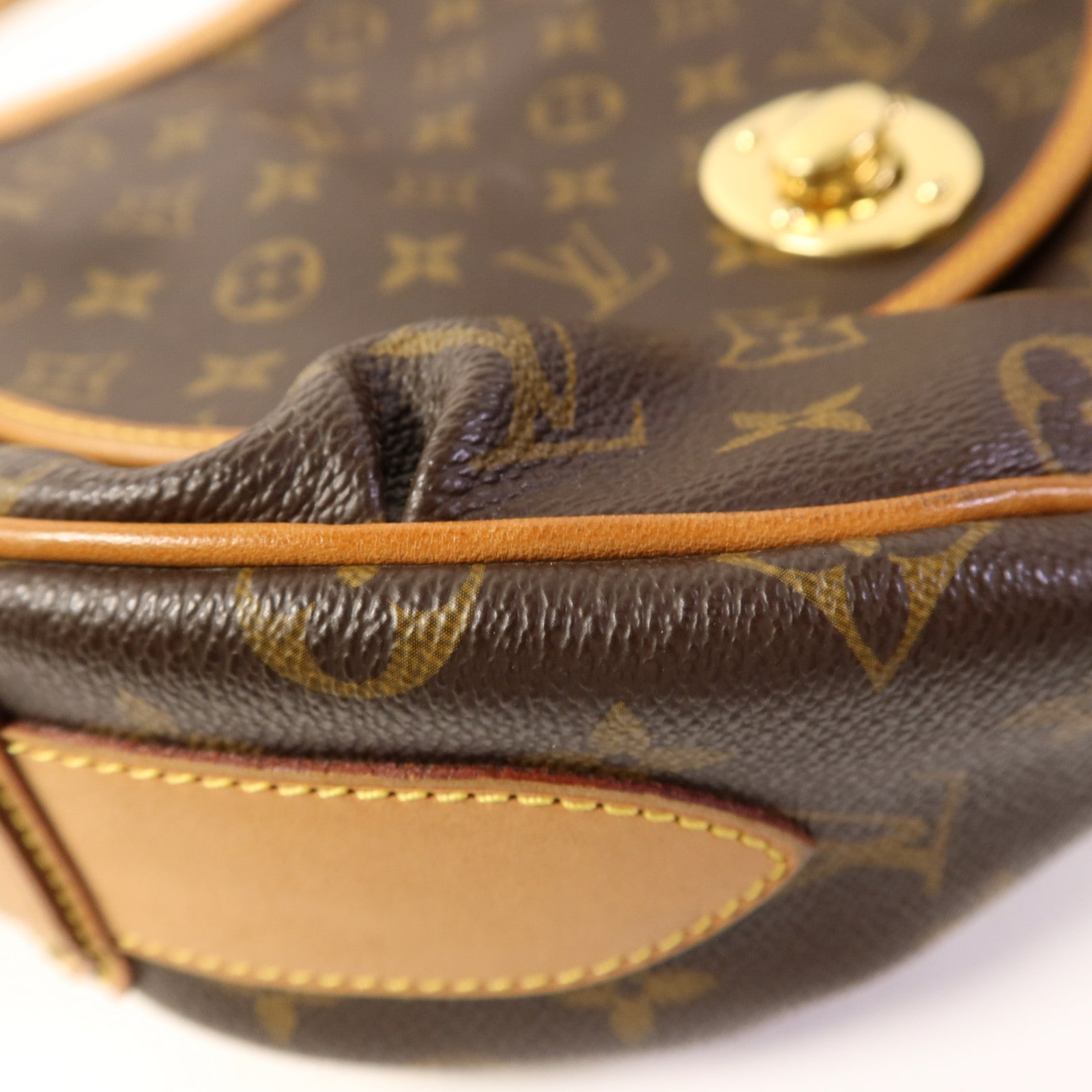 LOUIS VUITTON Monogram Tulum GM金扣肩背袋