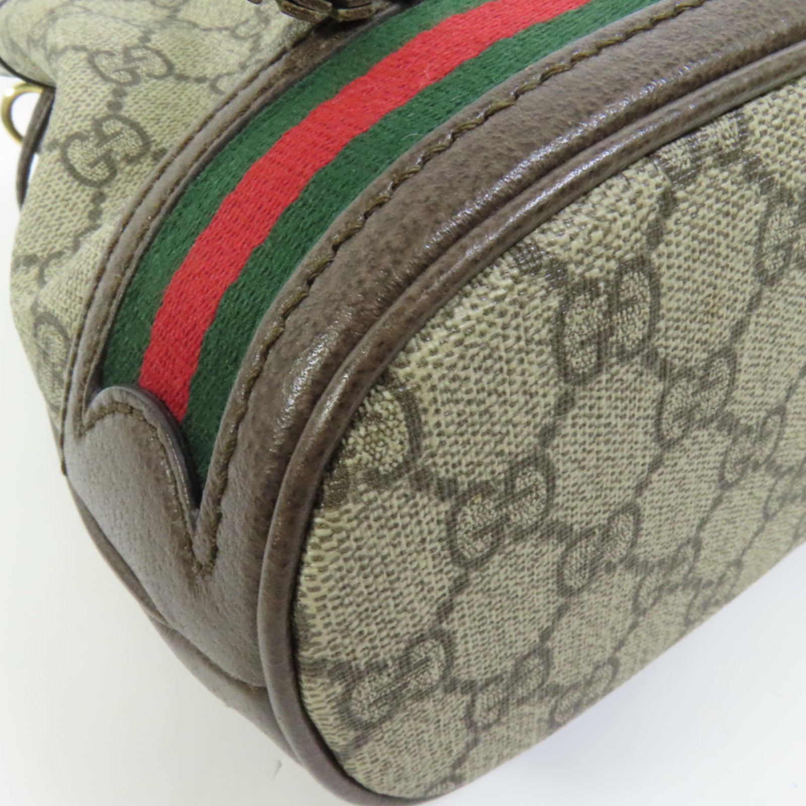 GUCCI 塗層帆布Ophidia GG Bucket Bag金扣手挽肩背兩用袋