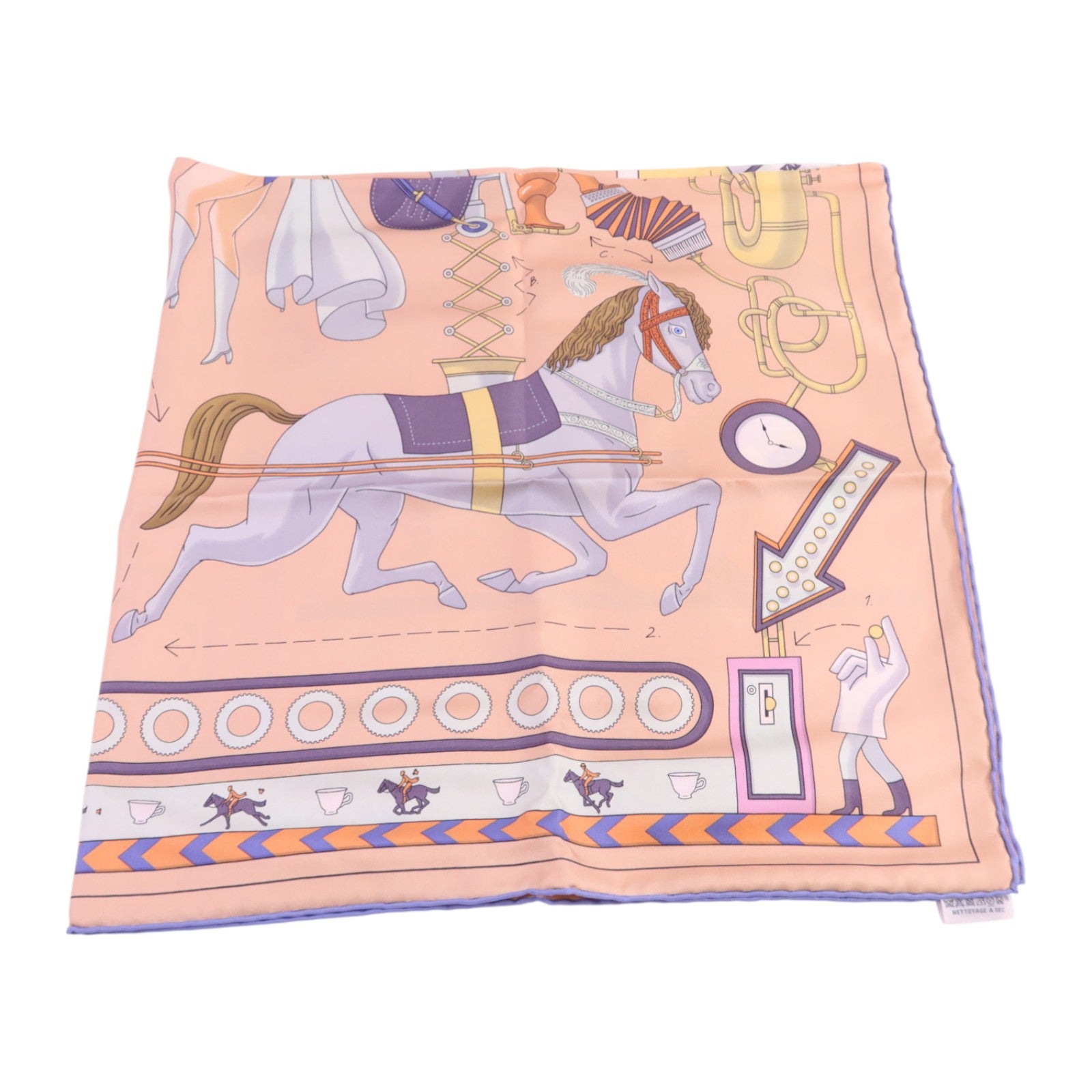 HERMES 絲質Scarf 90x90絲巾