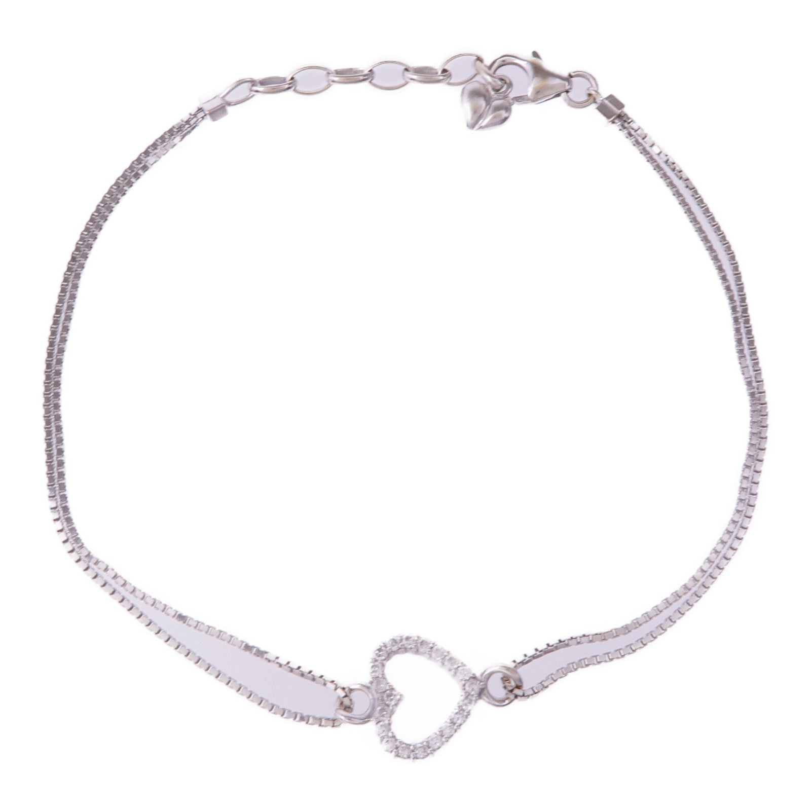 JEWELRY 18K白金Diamond Bracelet鑽石手鏈