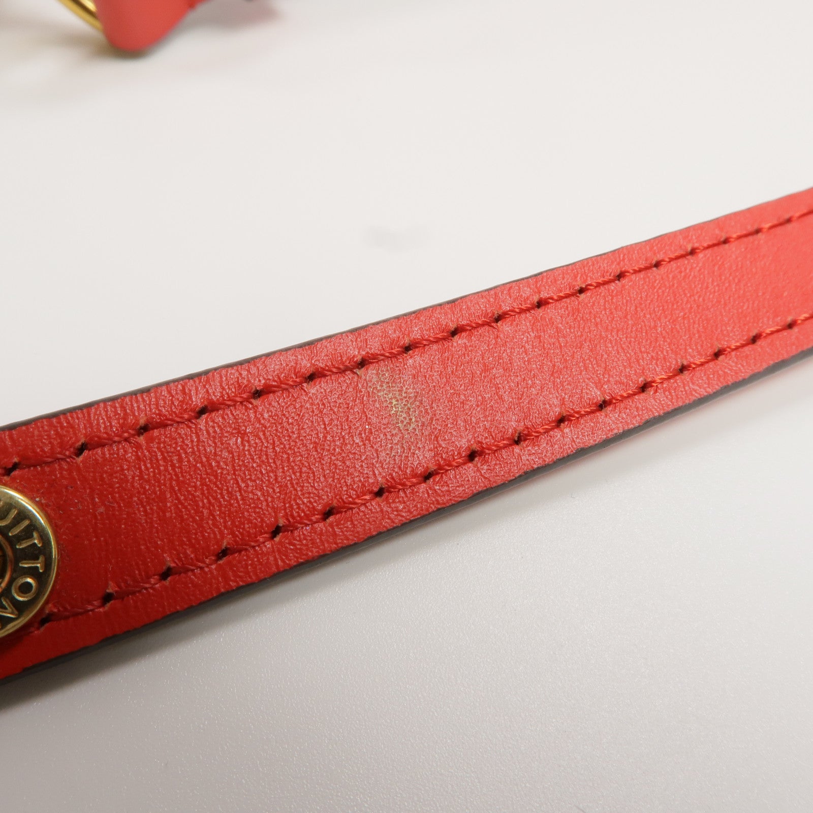 LOUIS VUITTON Monogram Neo Noe MM Bucket Bag金扣肩背袋Coquelicot
