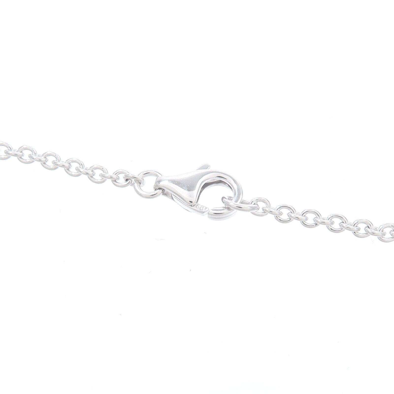 CARTIER 18K白金Love Necklace項鍊