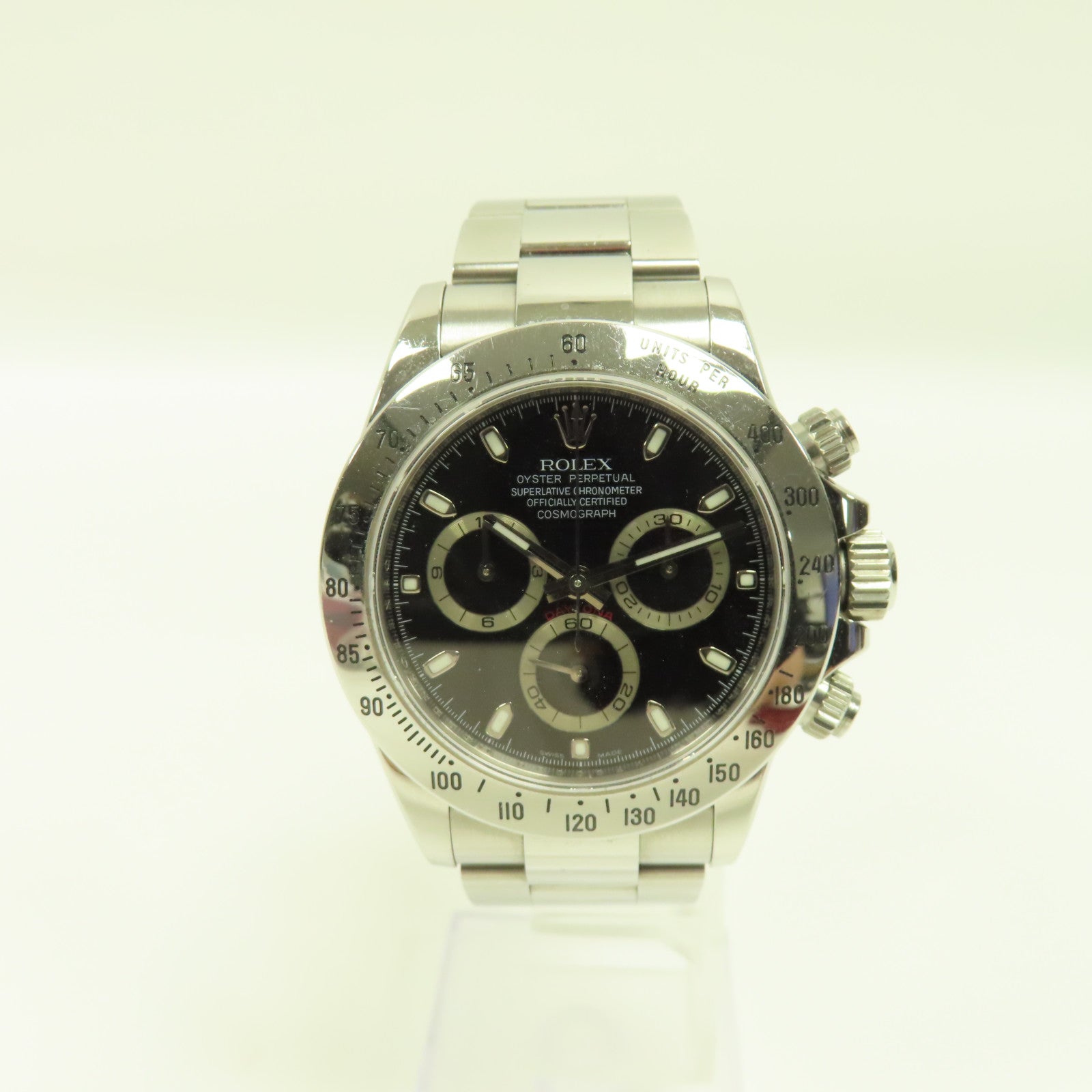 ROLEX Daytona不鏽鋼手錶自動機芯黑色