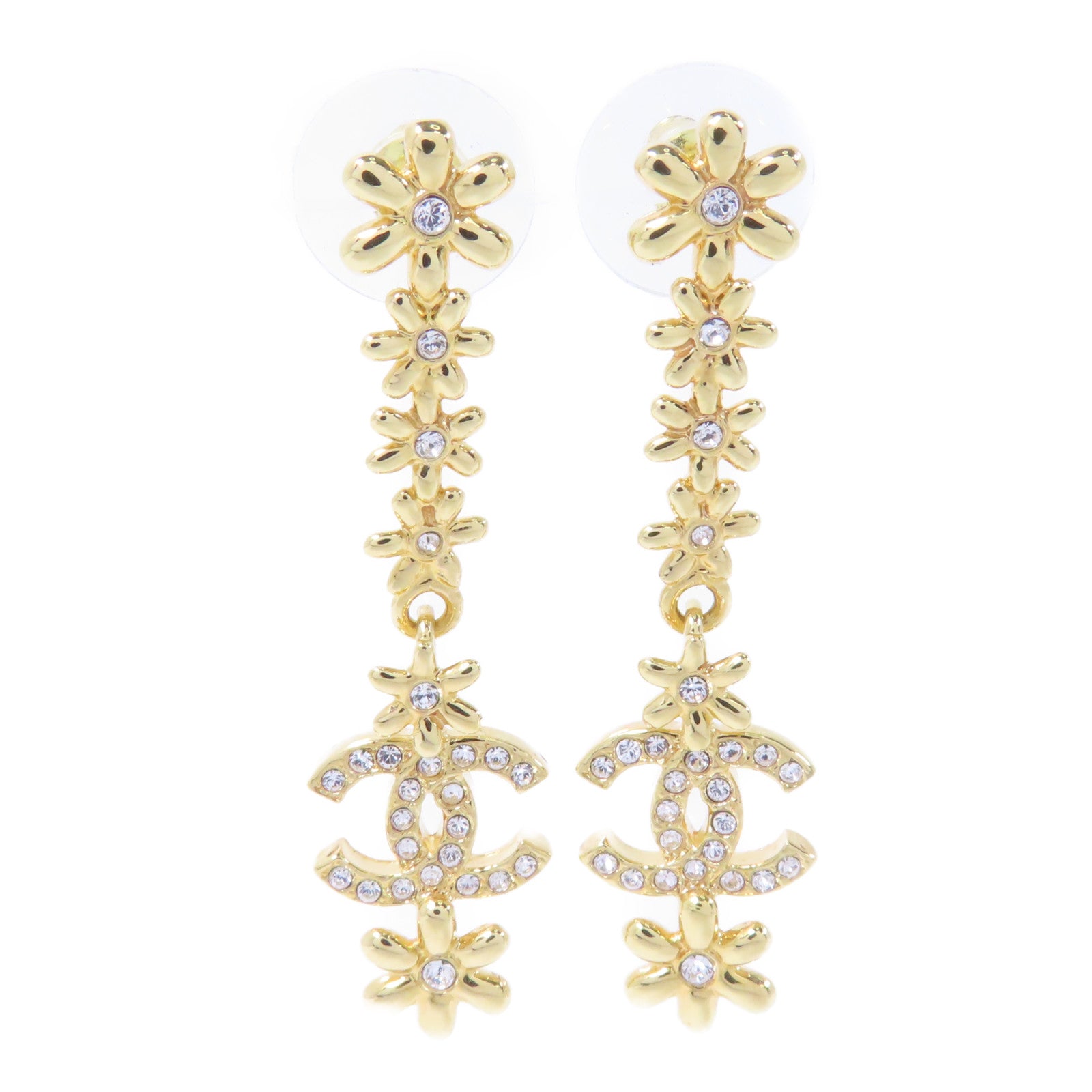 CHANEL 金屬Earrings耳環金色