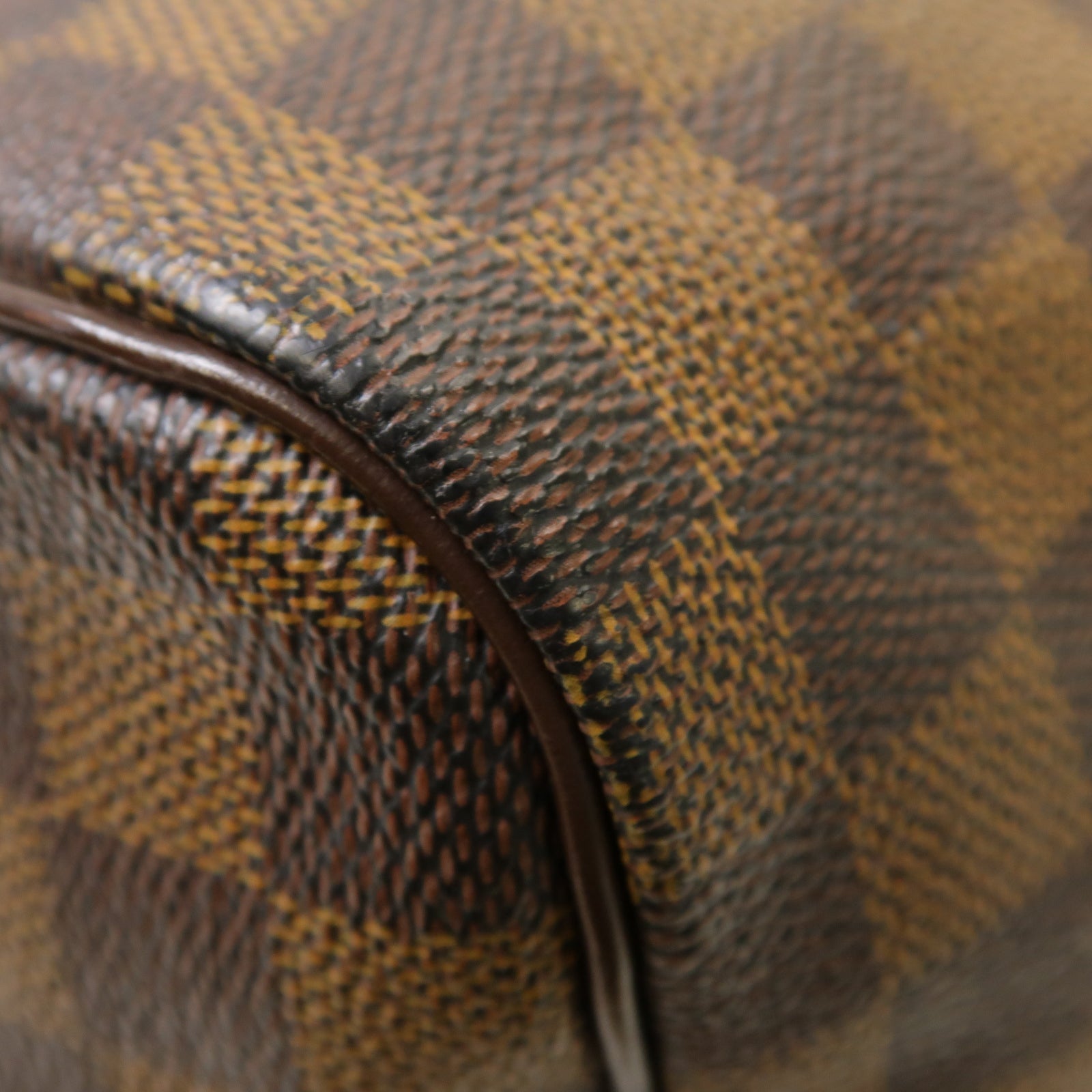 LOUIS VUITTON **【激減優惠】Damier Ebene Speedy 30金扣手挽袋棕色