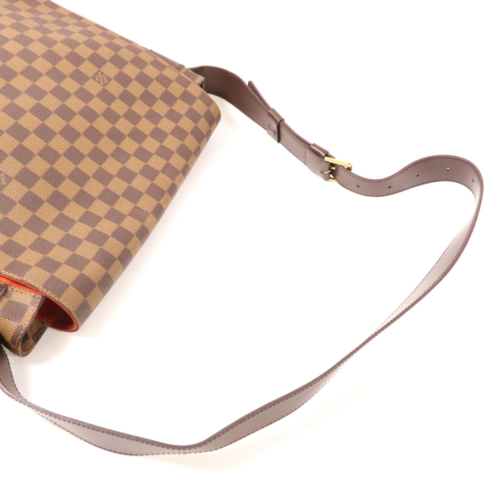 LOUIS VUITTON Damier Bastille金扣肩背袋