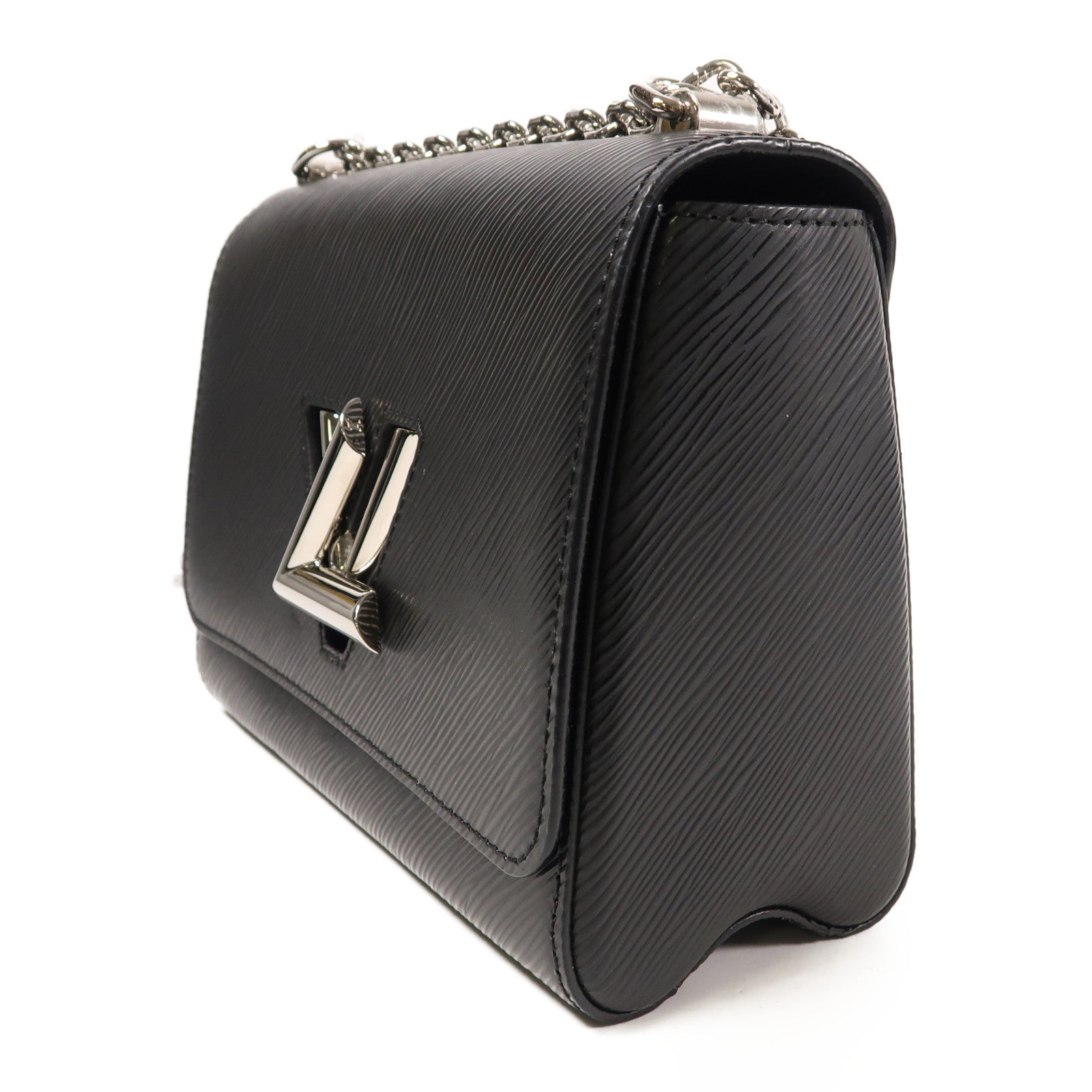 LOUIS VUITTON Epi Twist銀扣鏈帶肩背袋