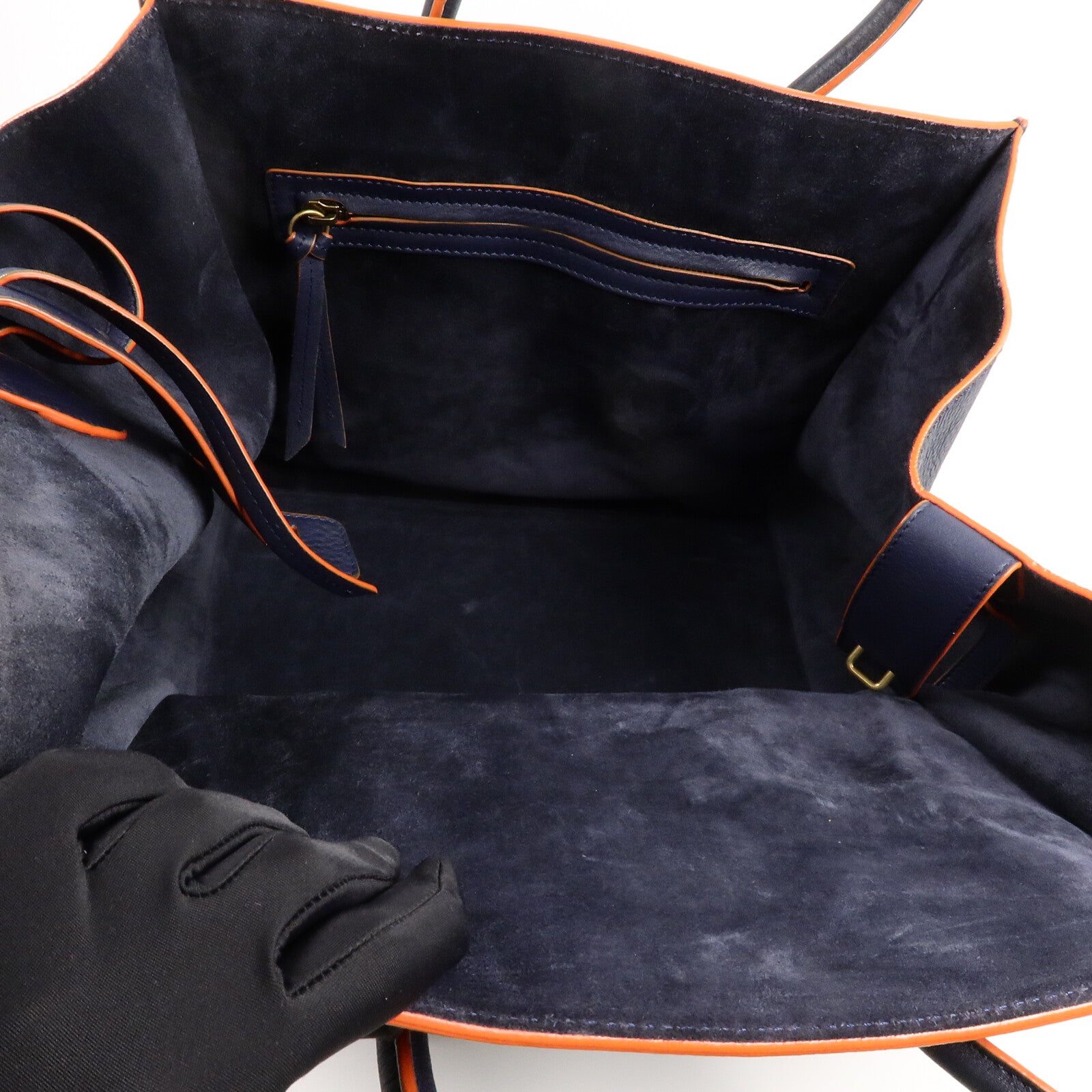 CELINE 牛皮皮革Phantom Luggage Medium手挽袋
