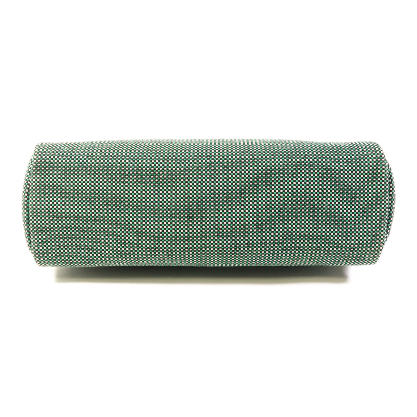 HERMES Toile Quadrille Viking Herbag PM手挽肩背兩用袋Noir/Blanc/Menthe