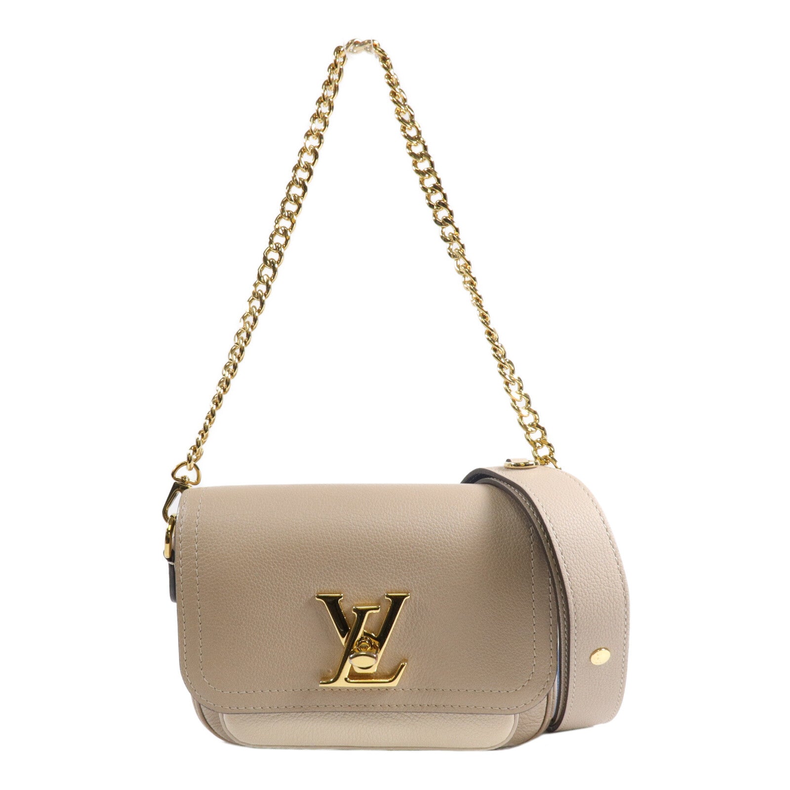 LOUIS VUITTON 牛皮皮革Lockme Tender手挽肩背兩用袋