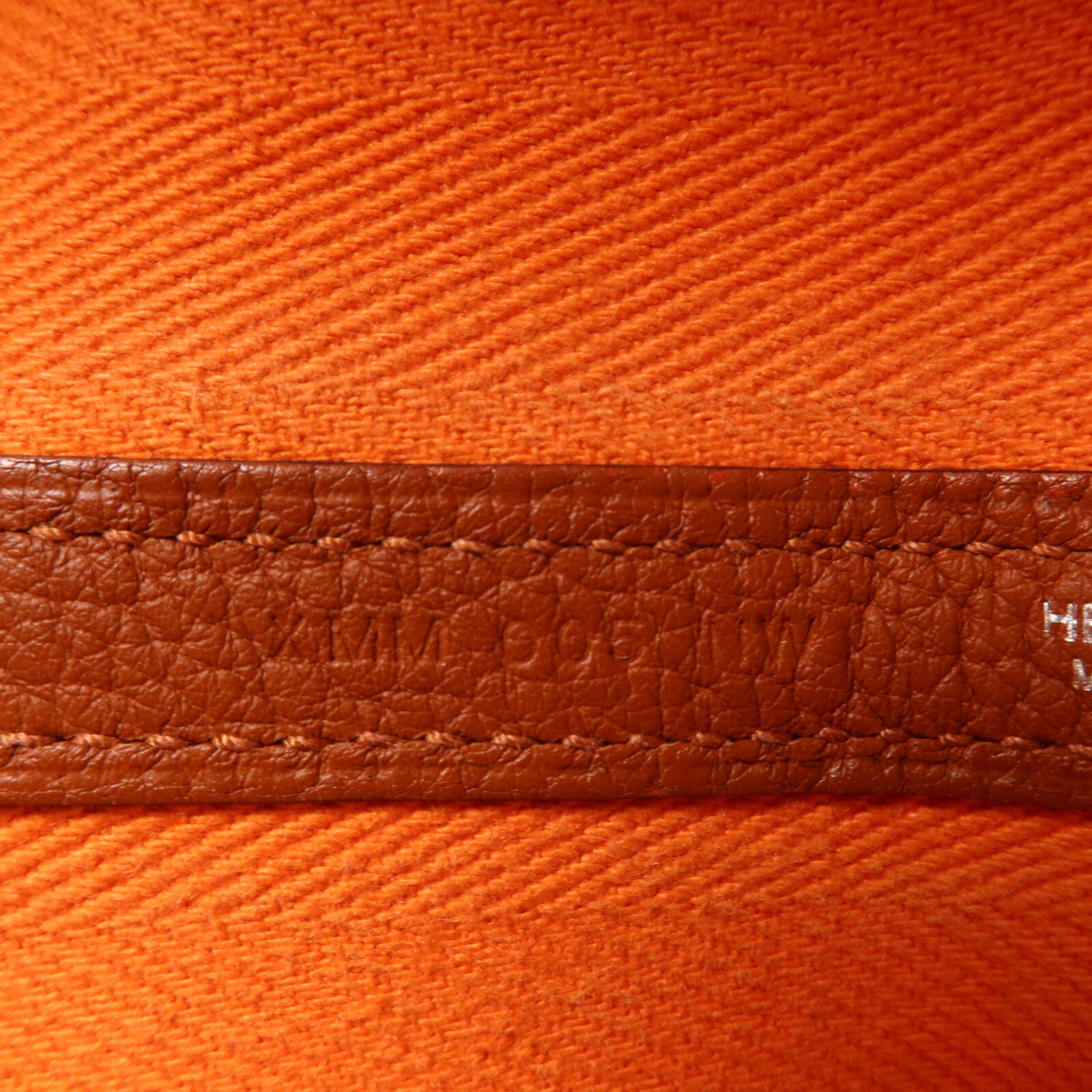HERMES 帆布Garden Party PM手挽袋Orange