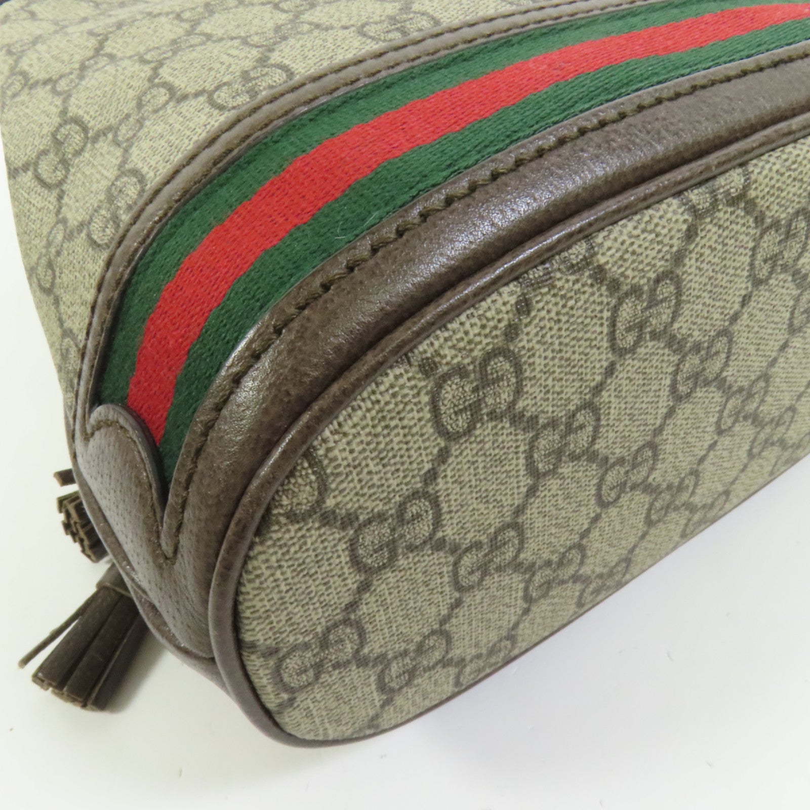 GUCCI 塗層帆布Ophidia GG Bucket Bag金扣手挽肩背兩用袋