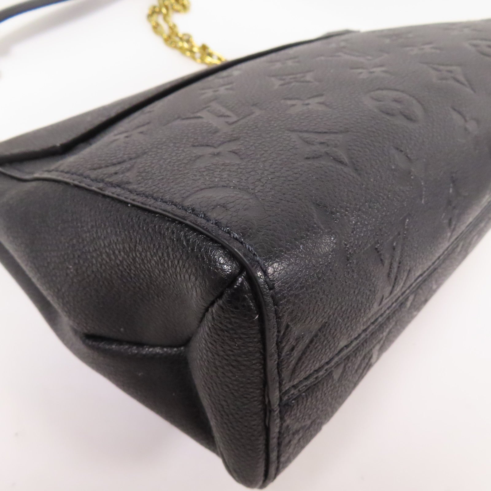 LOUIS VUITTON LV GHW Vavin PM Shoulder Bag M44151 Monogram Empreinte Black