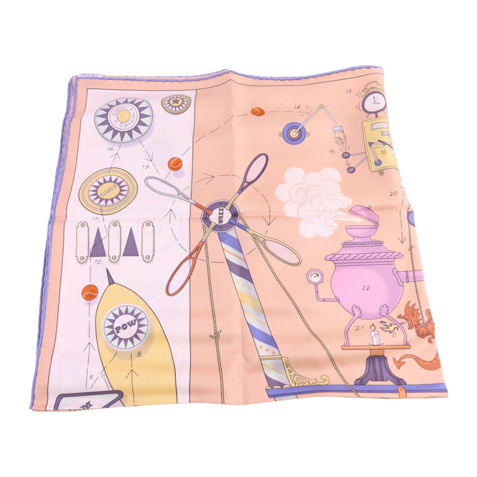 HERMES 絲質Scarf 90x90絲巾