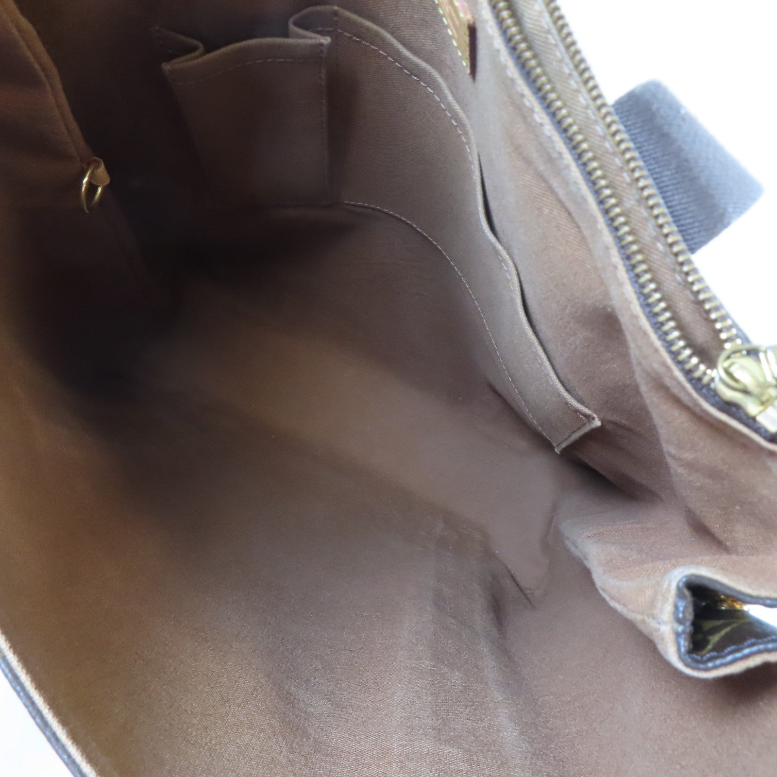 LOUIS VUITTON Monogram Cabas Beaubourg金扣肩背袋啡色