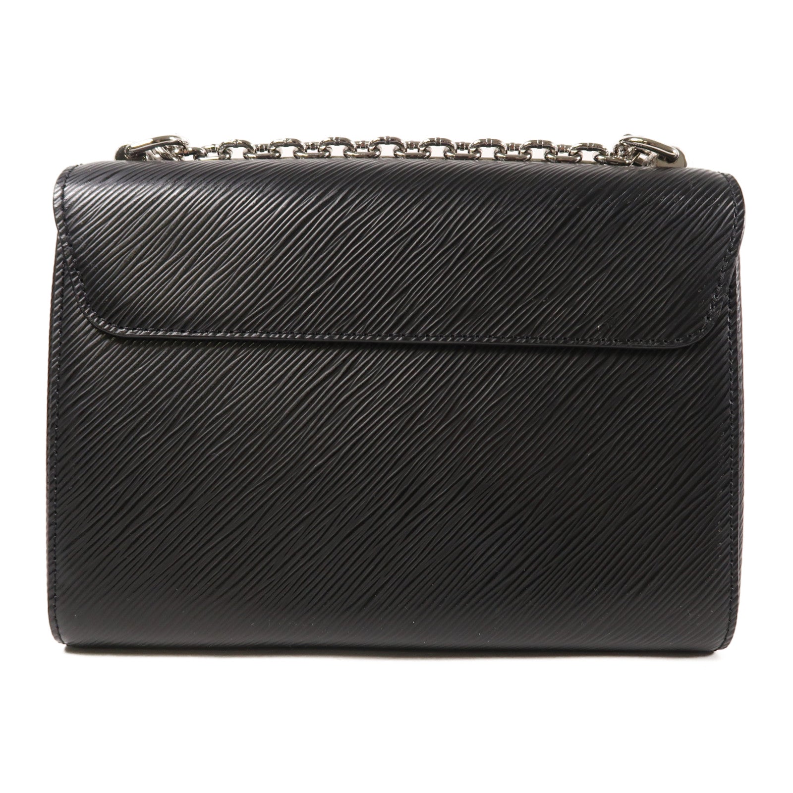 LOUIS VUITTON Epi Twist銀扣鏈帶肩背袋